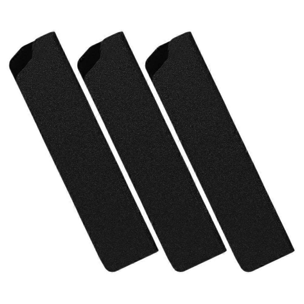 Masteelf 3pcs Outdoor Travel Sheathes Black Flocking Protector with Angled Opening Guard for Kitchen Scissor Cover