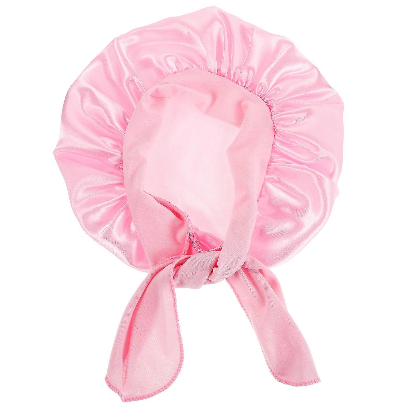 Soft Newborn Silk Bonnet with Satin Ribbon – Adorable Beanie for Boys and Girls, Protects Head and Ears, Perfect for Sleeping, Daily Wear, Showers,