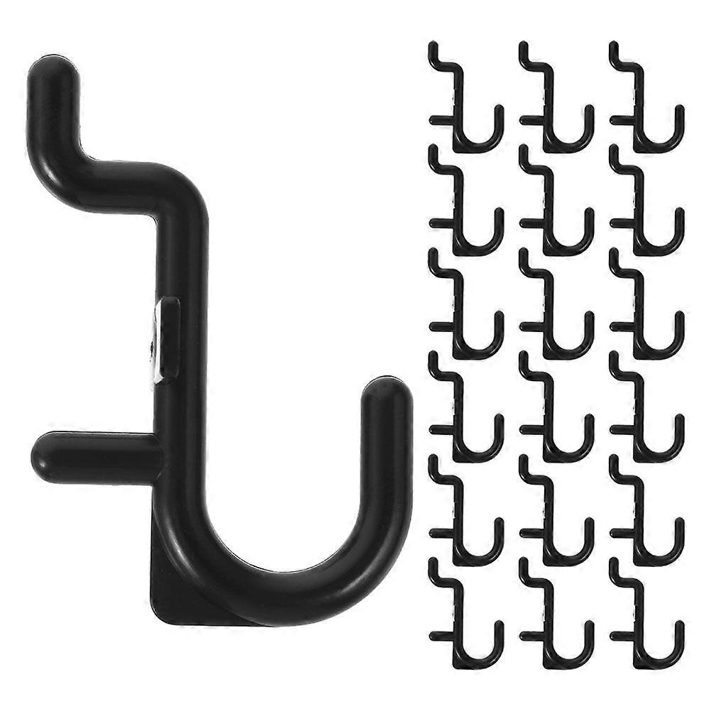 40 pcs Plastic Pegboard Hooks Garage Pegboard Hooks Wall Pegboard Hooks for Hanging Tools