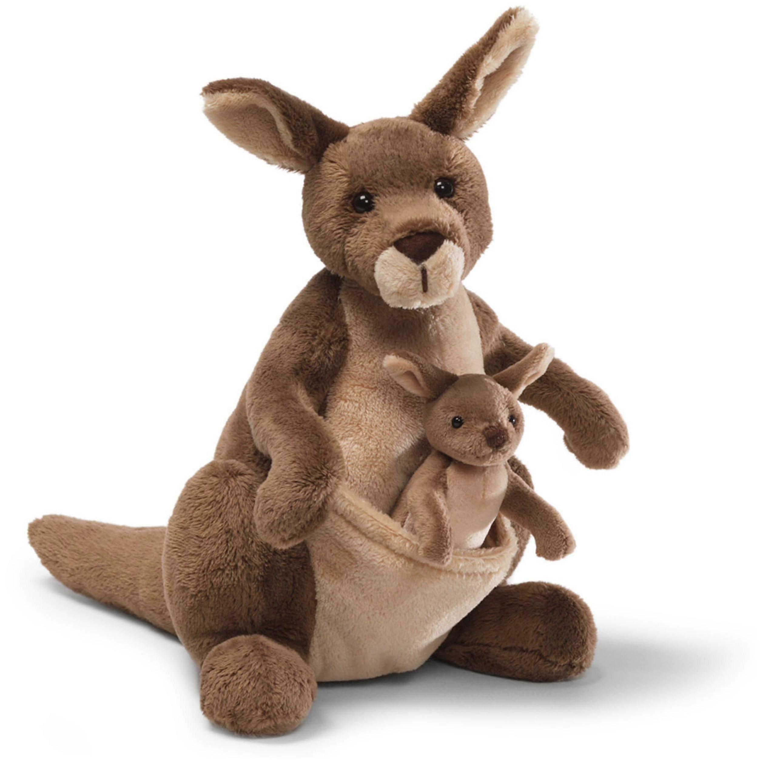 Kangaroo plush removable Joey stuffed animal for children over 1 year old, 10-inch size 2025