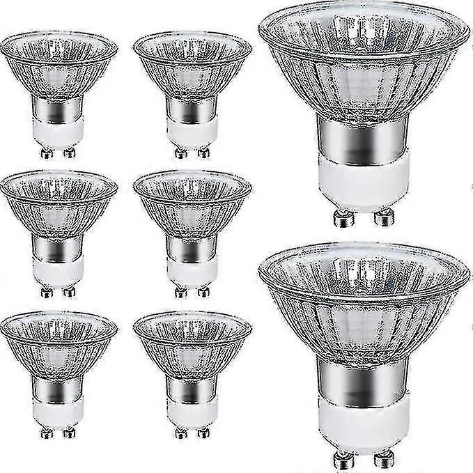 -gu10 Halogen Light Bulbs, 8 Pack 50w Gu10 Halogen Spot Lights,