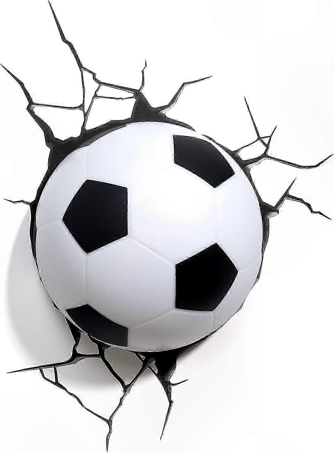 3D LED Soccer Ball Lamp with Interactive Display Feature