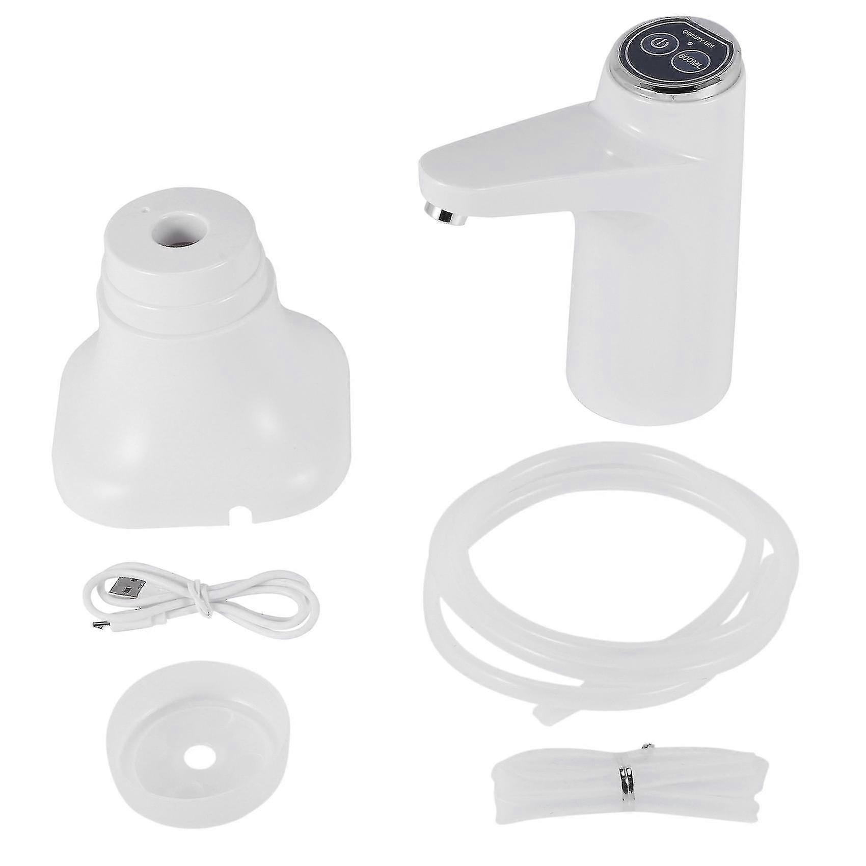 Electric water pump USB water dispenser, made of ABS material, suitable for multiple capacities and runs quietly