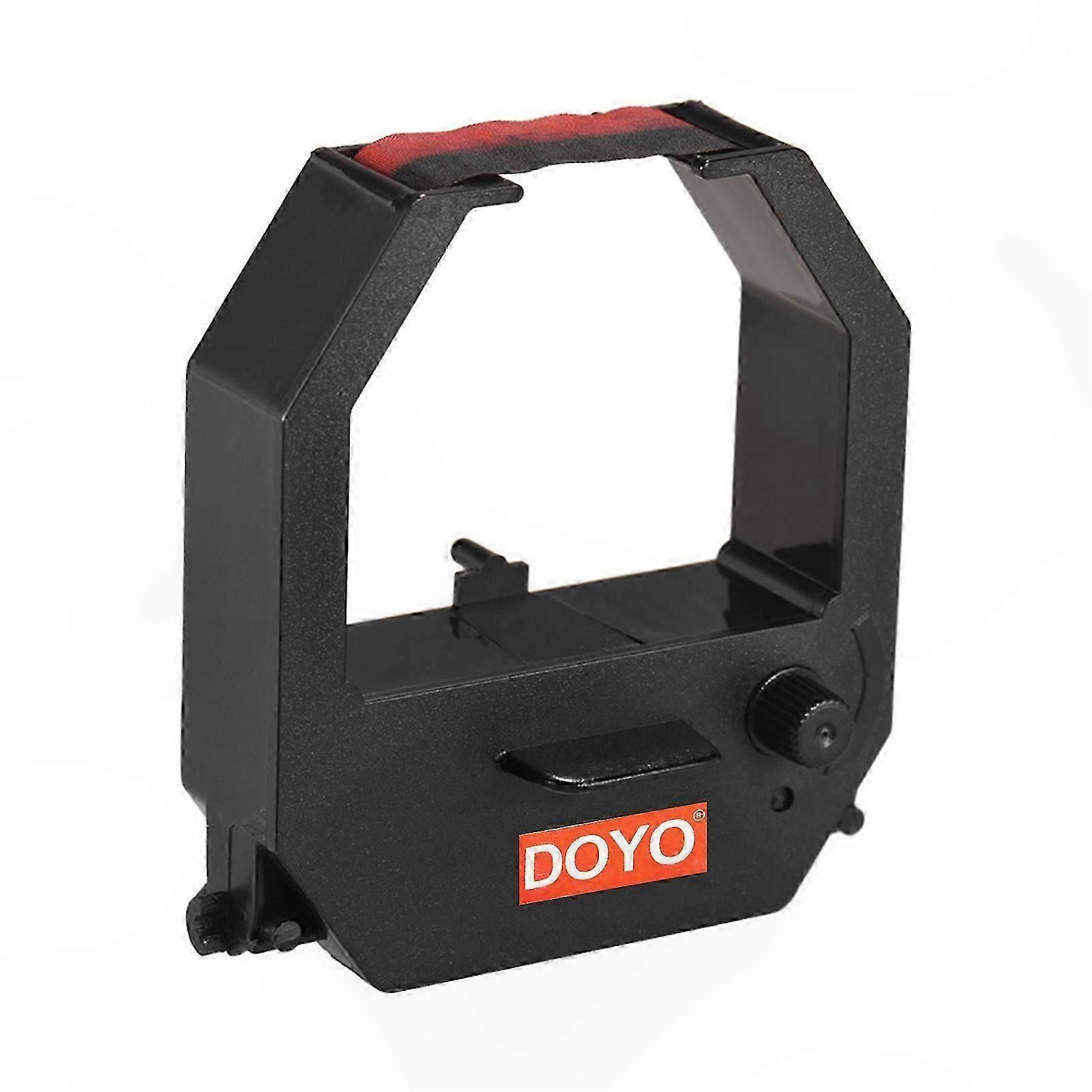 Dual-Color Ink Cartridge for Electronic Time Clock Machines, Red and Black Ribbon for Office Use