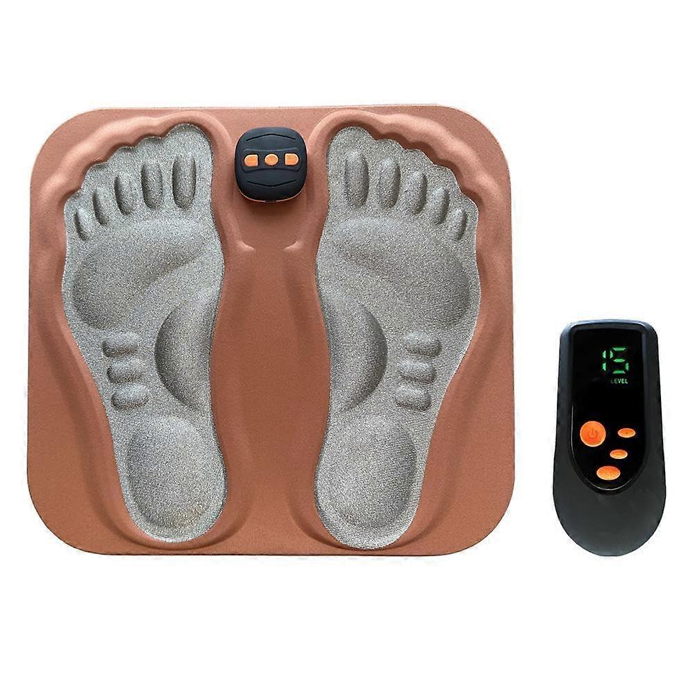 Intelligent Pulse Microcurrent Massage Device for Leg Muscles and Foot Sole, Hot Compress Function, Portable and Compact Design