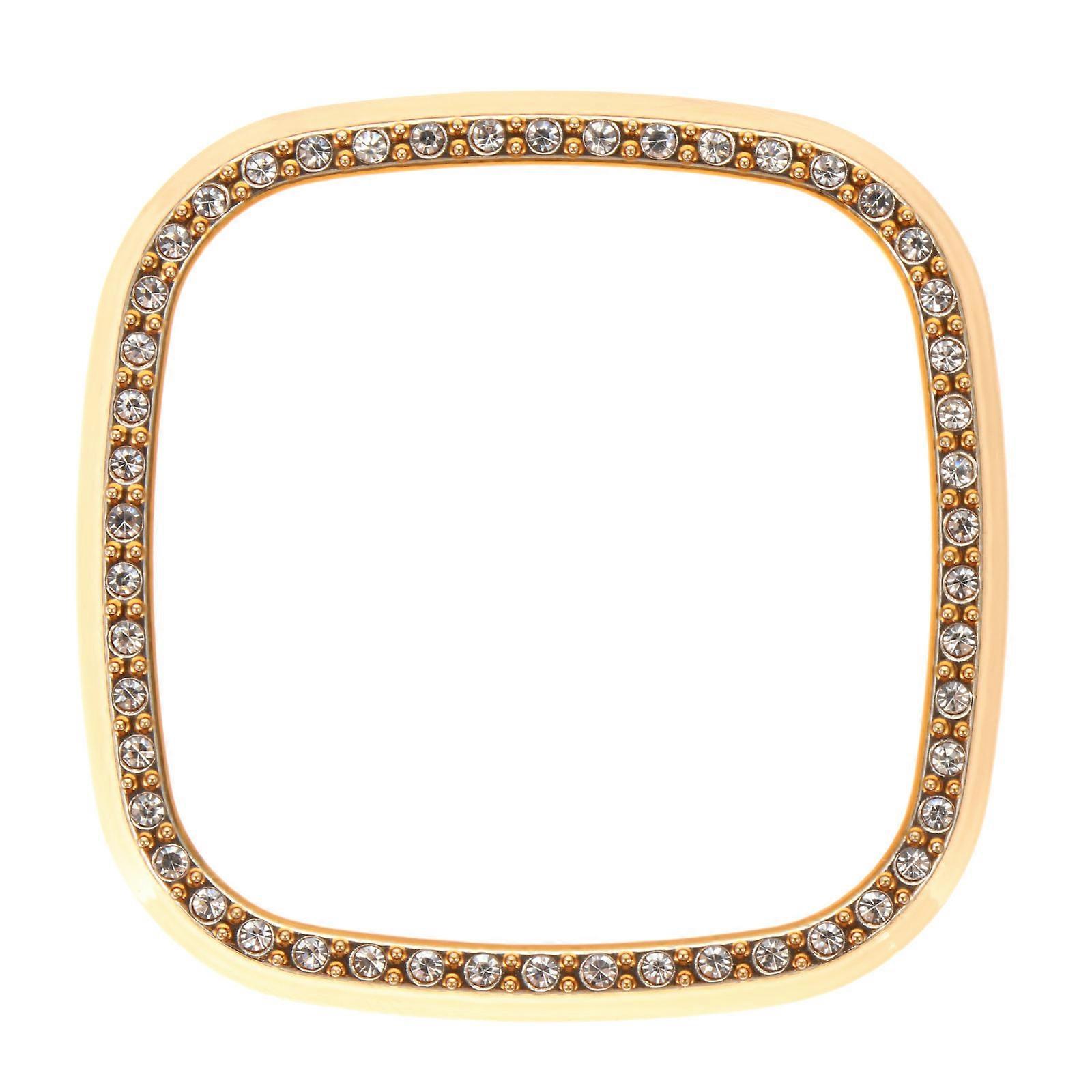 Golden Watch Protective Case for Versa3 Sense 1Pcs Screen Protector