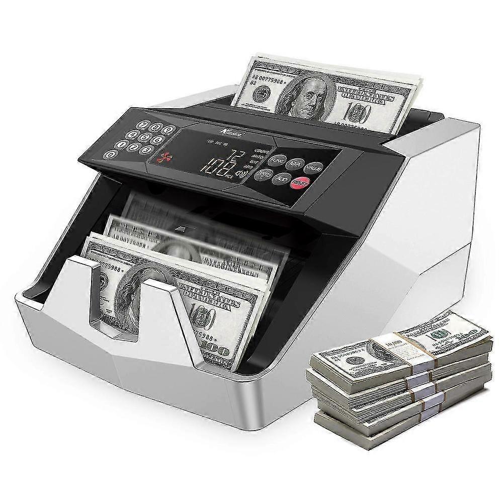 Automatic Bill Counter with Counterfeit Detection for Fast Cash Counting