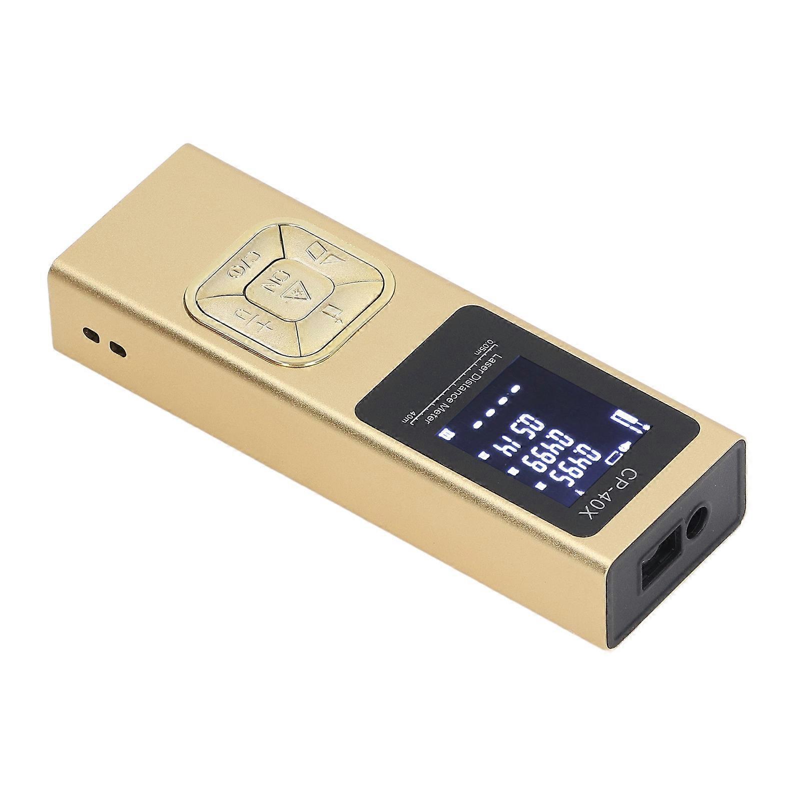 Laser Distance Meter 40m High Accuracy Backlit LCD Portable Tool