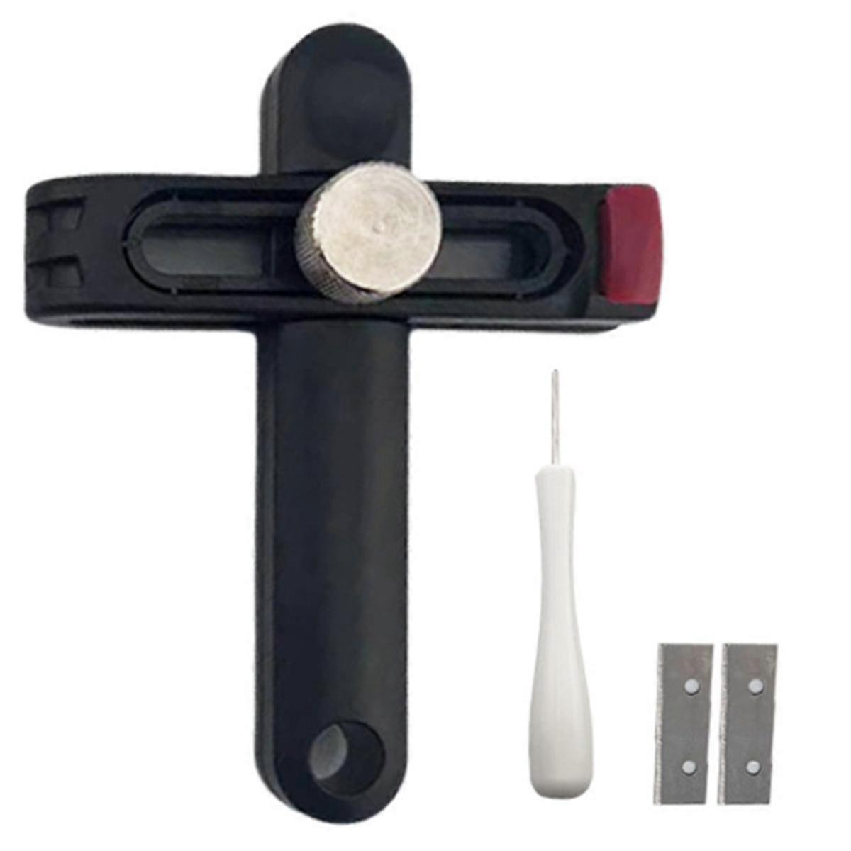 Handcrafted Leather Items DIY Cutting Machine - Leather Strip, Rope & Belt Cutter Kit. Open Style Belt Cutting Tool