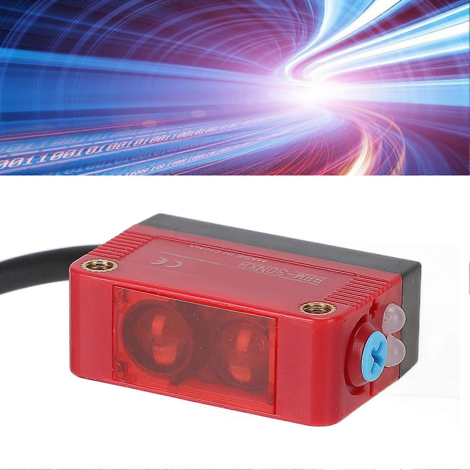 10 Sets Photoelectric Sensor Background Suppression Switch NPN NO NC 10‑30V DC BEM‑30NKB