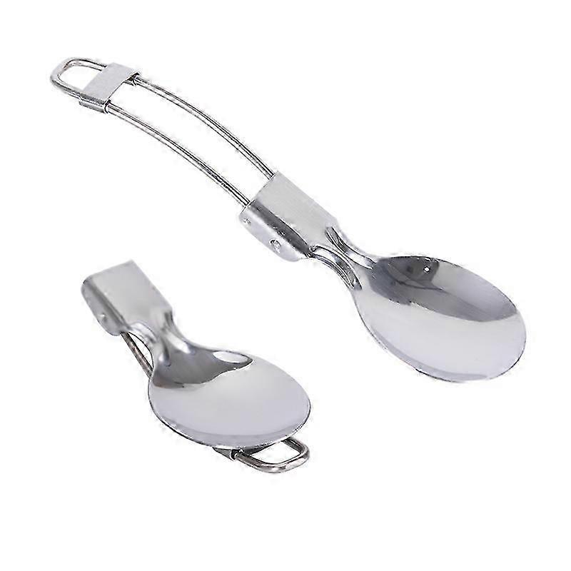 2025 Folded Spoon Spork Outdoor Tableware Camping Cookware Folded Flatware For Picnic