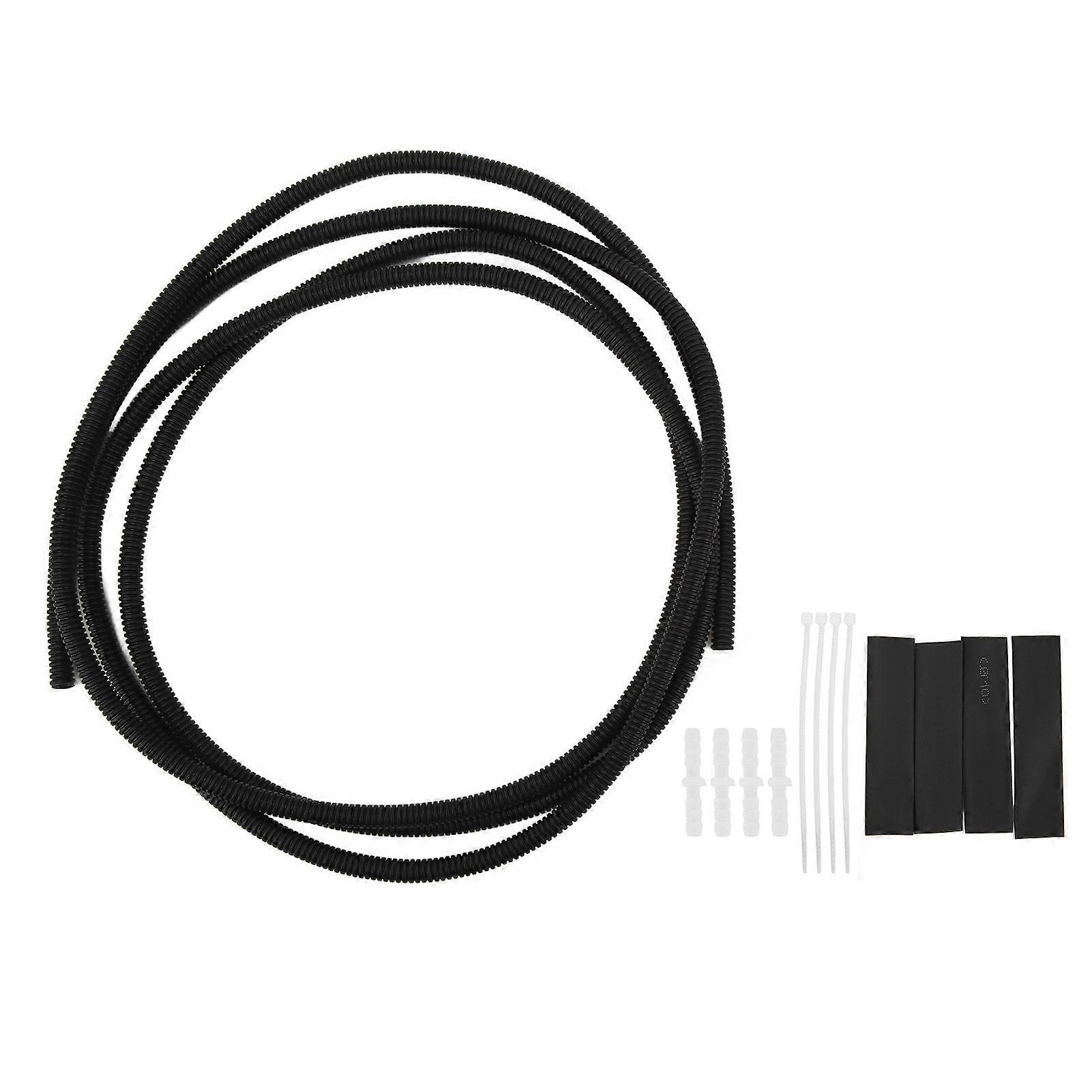 Car Corrugated Pipe for Windscreen Washer System Windshield Washer Fluid Hose Repair Kit 2.6m / 8.5ft