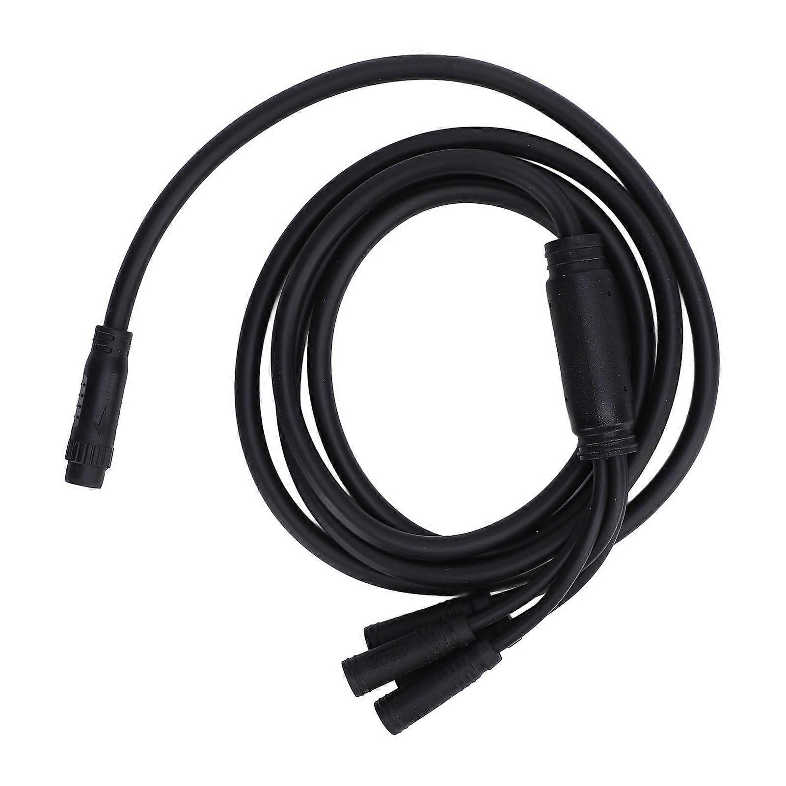 Electric Cycle Connector Cable 4.9FT Water Resistant Controller to Display Throttle Headlight Connecting Extension Cable for Conversion KT 1T4