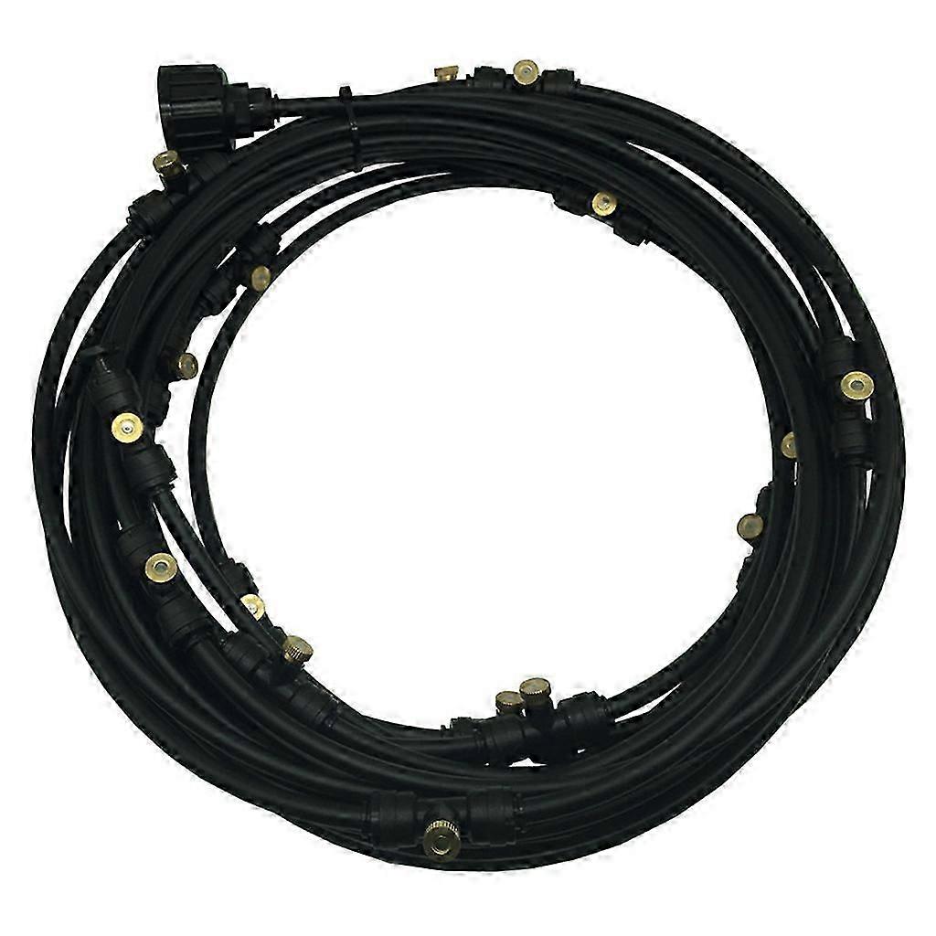 15m / 18m رذاذ المياه كيت الضباب الرطب حديقة البخاخات في الهواء الطلق التغشية نظام التبريد