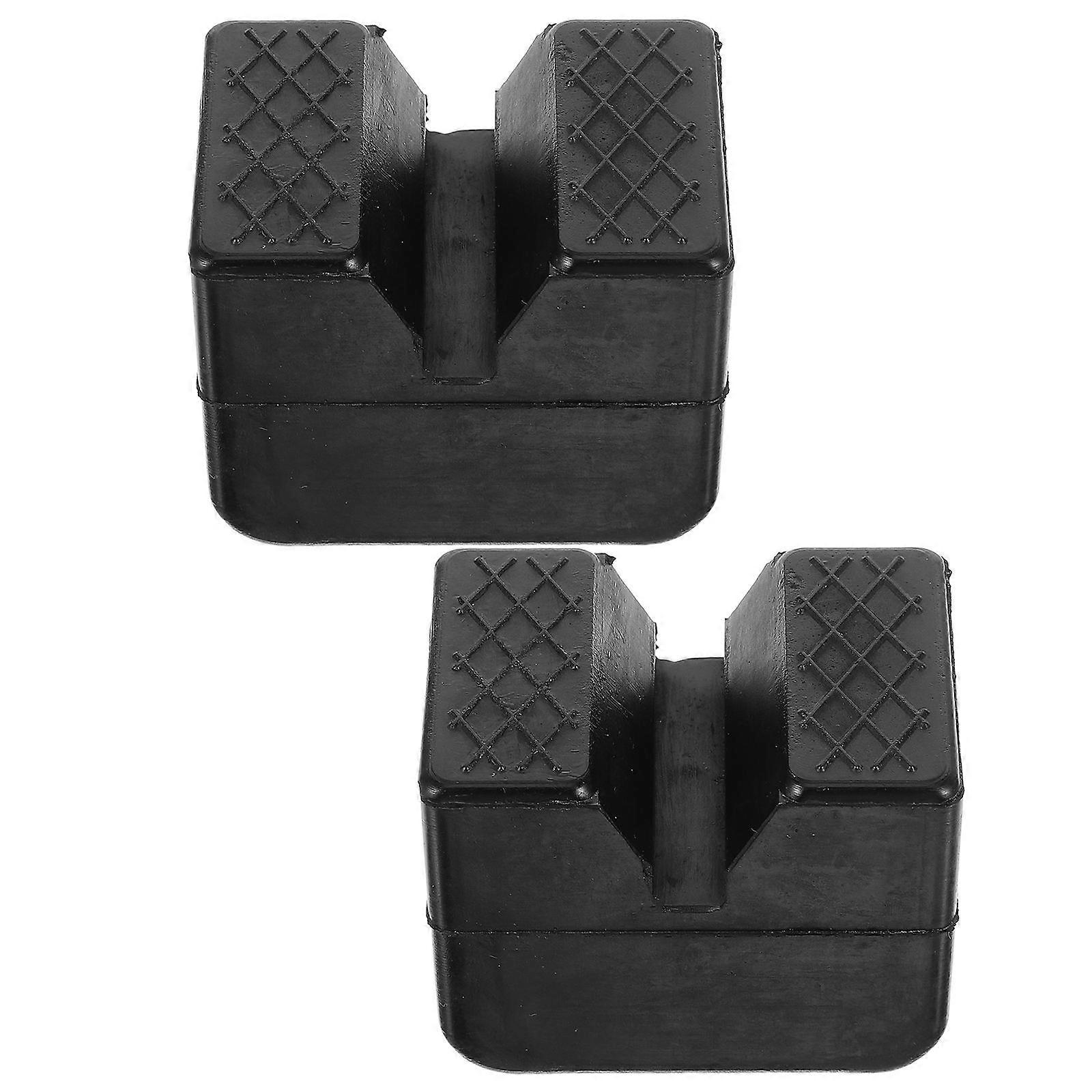 Black Plastic Jack Pad for Pinch Weld Jack Adapter Pads 2Pcs