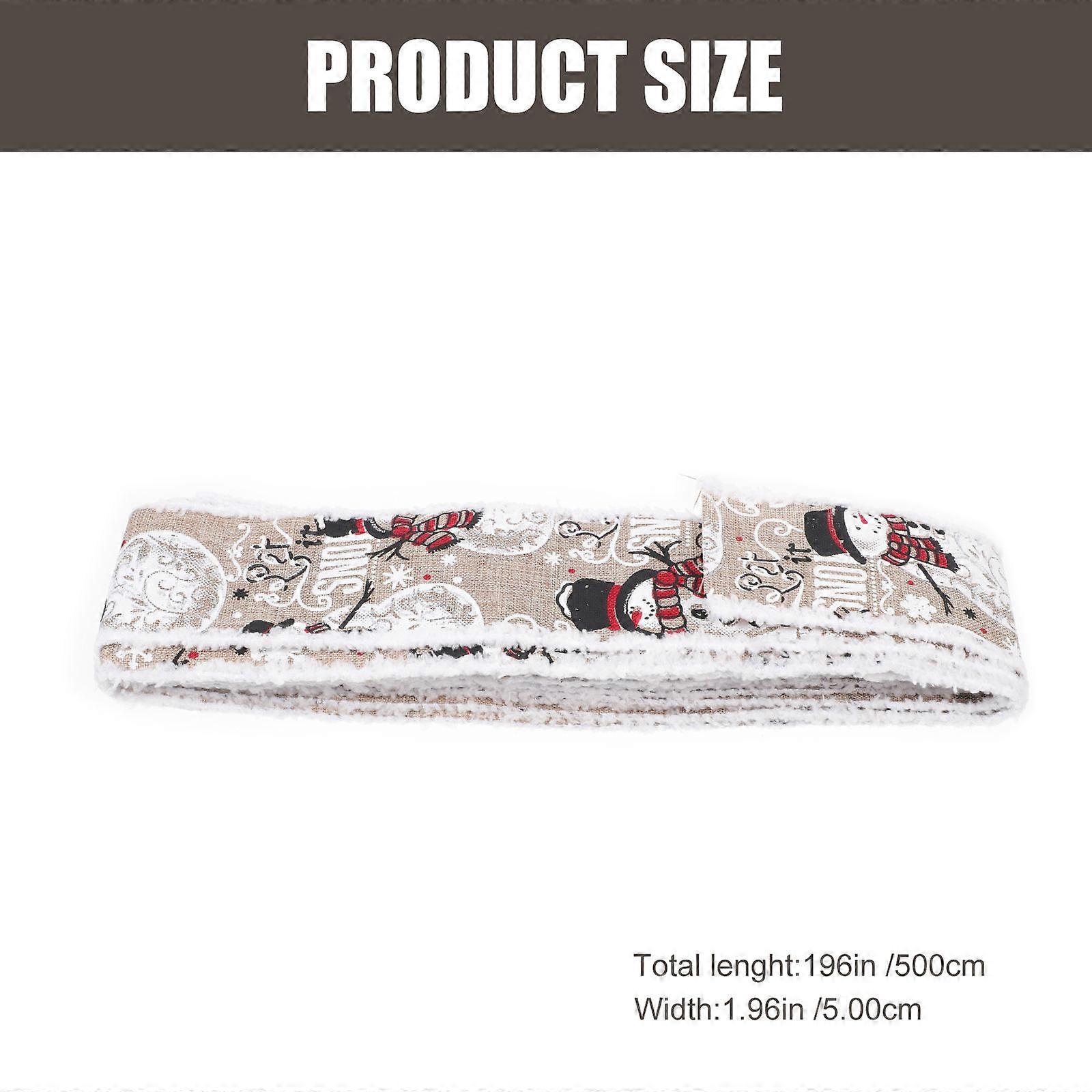 Christmas Packaging Ribbon for Decoration 1 Roll Multi Color Xmas Gift Ribbon