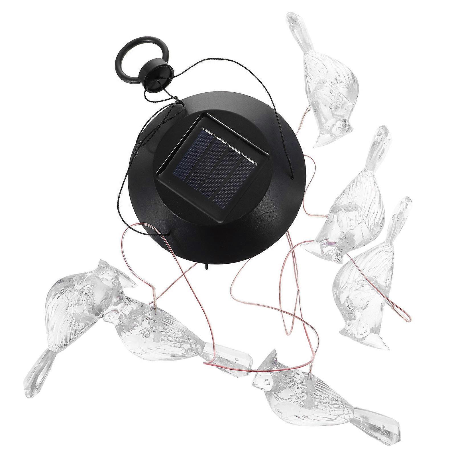 ソーラーウィンドチャイムランプ装飾用クリエイティブウィンドベルライト1個