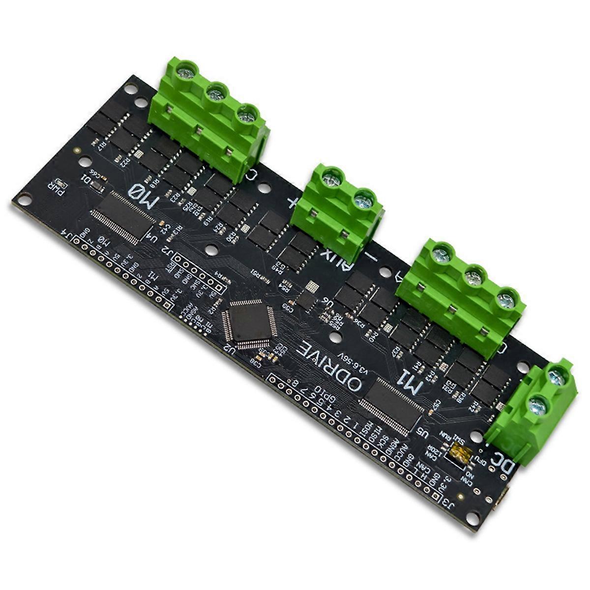 وحدة تحكم محرك سيرفو مزدوجة FOC-BLDC ODrive3.6 56V STM32F4 تدعم مشفرات متعددة لوحة تحكم محرك ODrive3.6 12-56 فولت