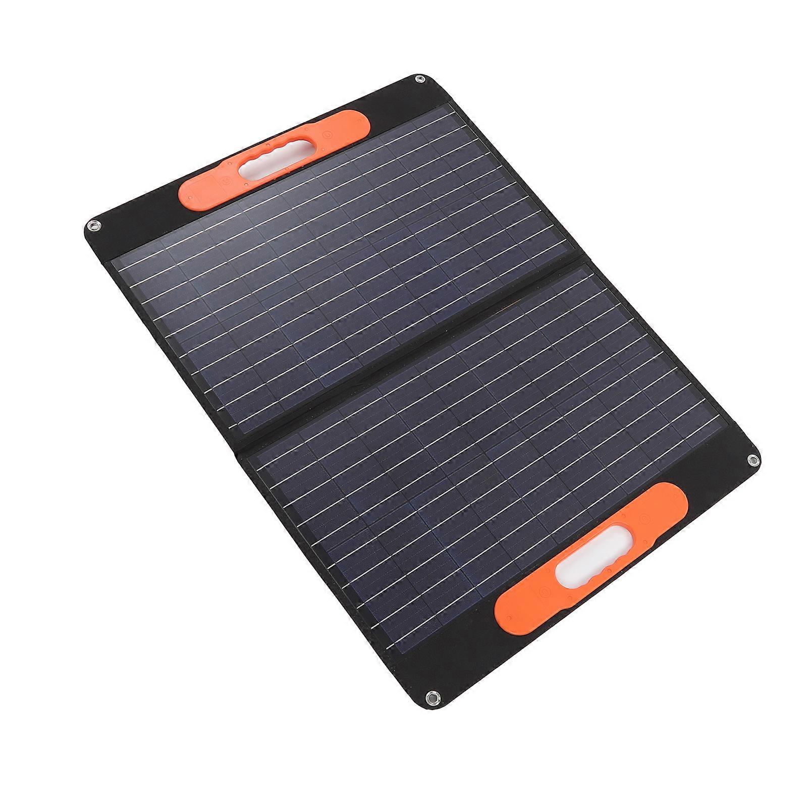 60W Portable Foldable Solar Charger 83.5x62.5cm USB DC Type-C