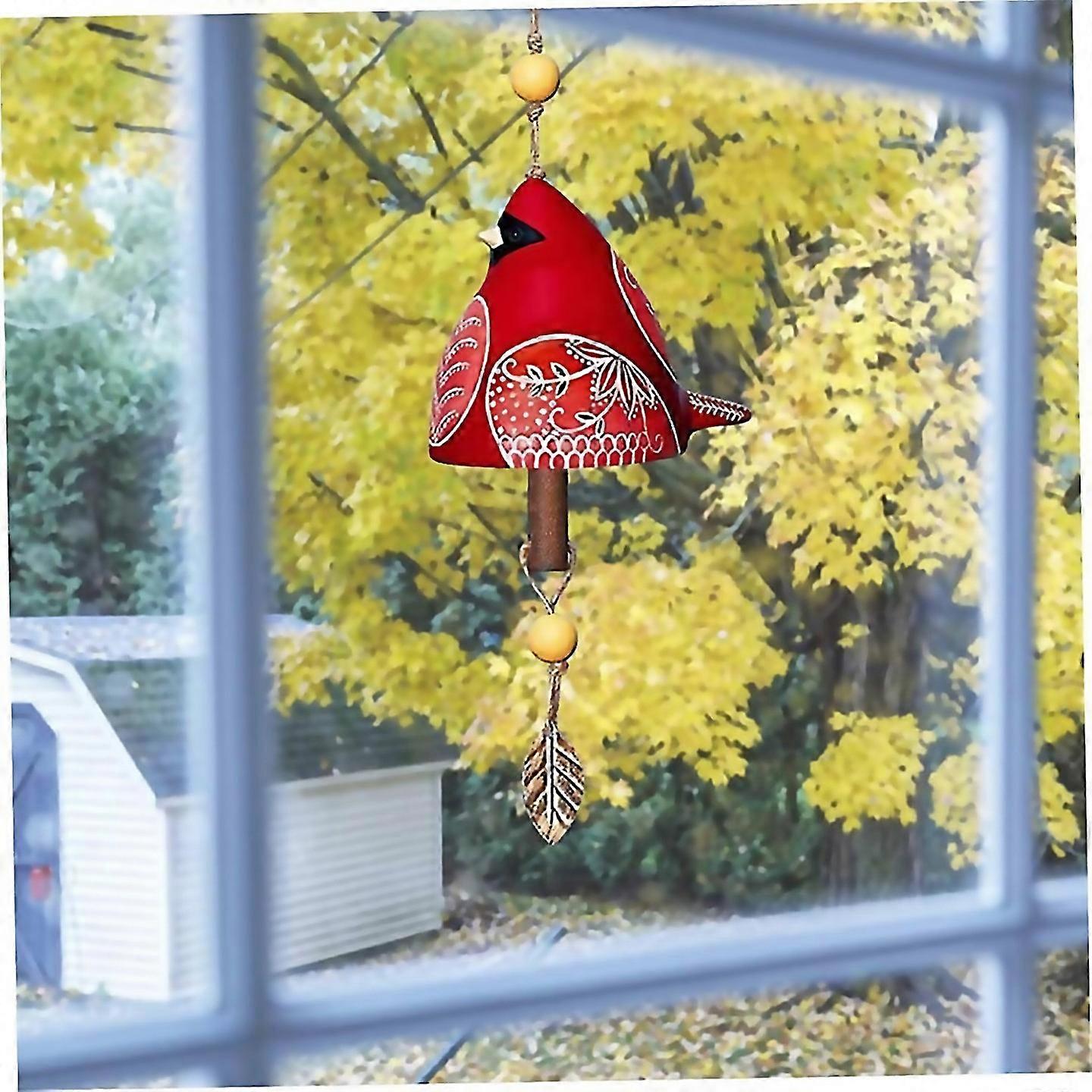 For Bird Song Bell Garden Decorationhanging Rustic Wind Chime