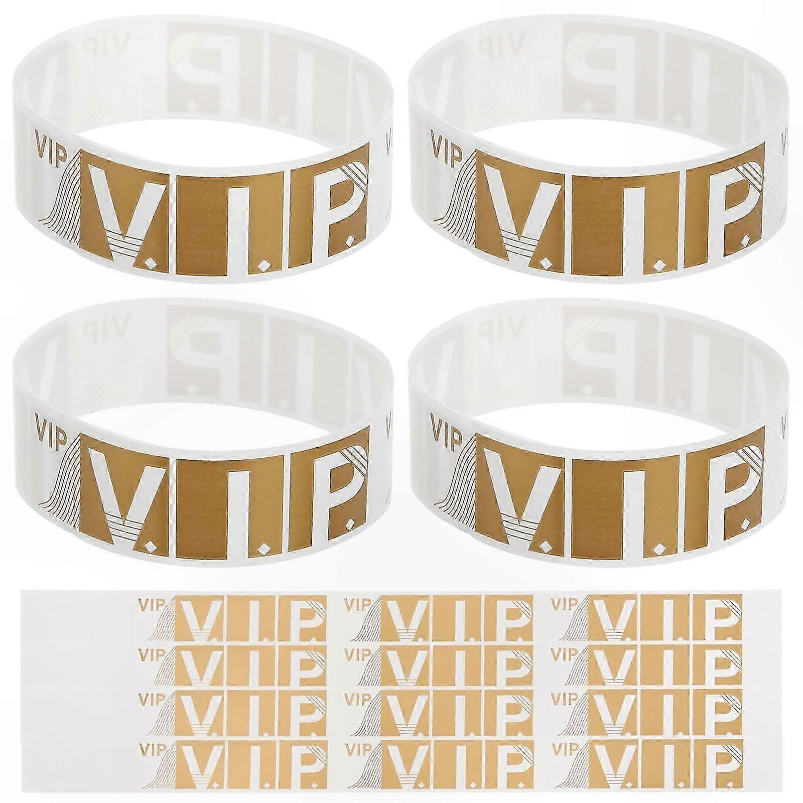 200 Count Event Wristbands Durable Soft Bracelets for Festivals Concerts Parties Fairs Access Control and Easy Identification Solution