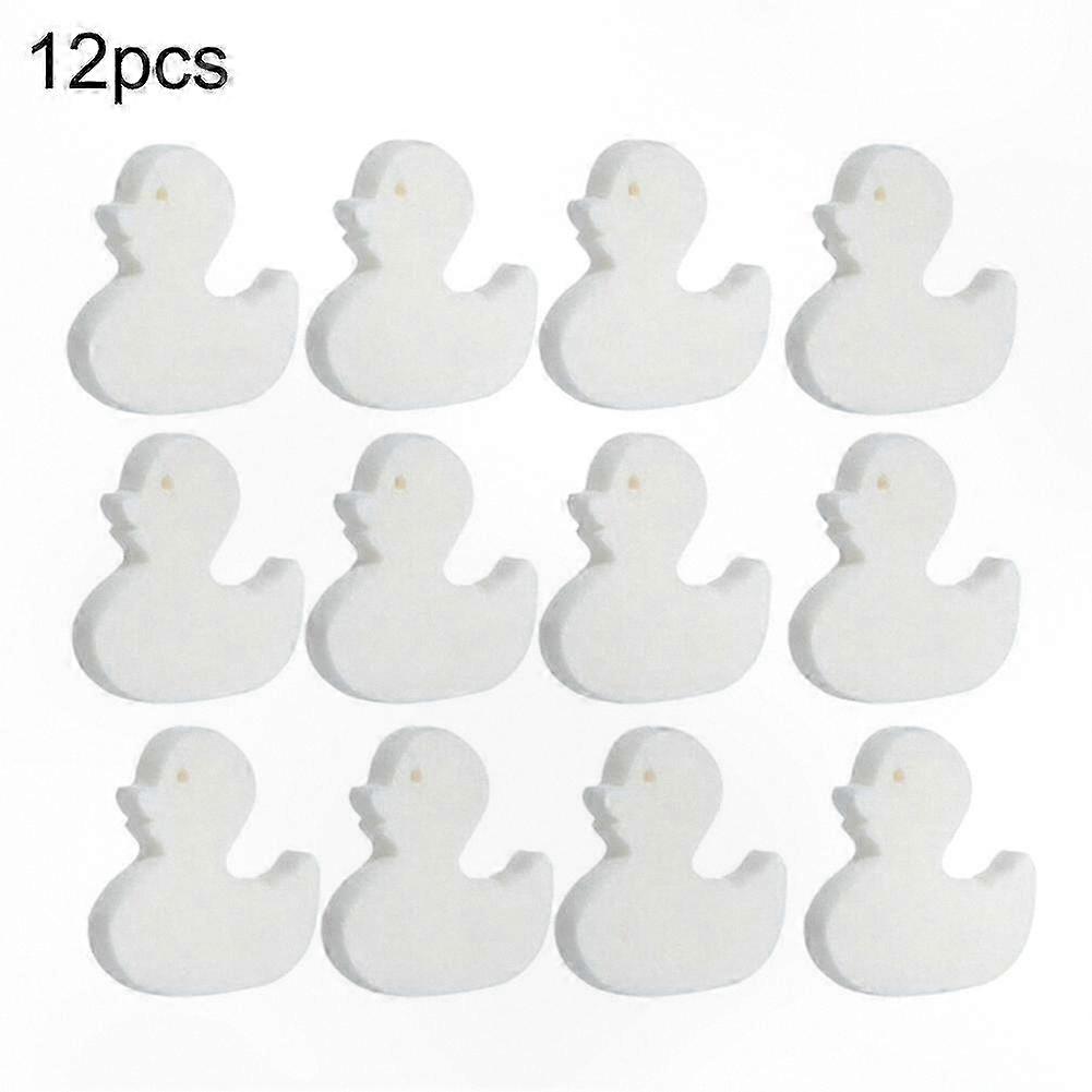Duck-Themed Pool Sponges, 12-Pack, Oil & Grease Absorption for Pools, Spas, Hot Tubs