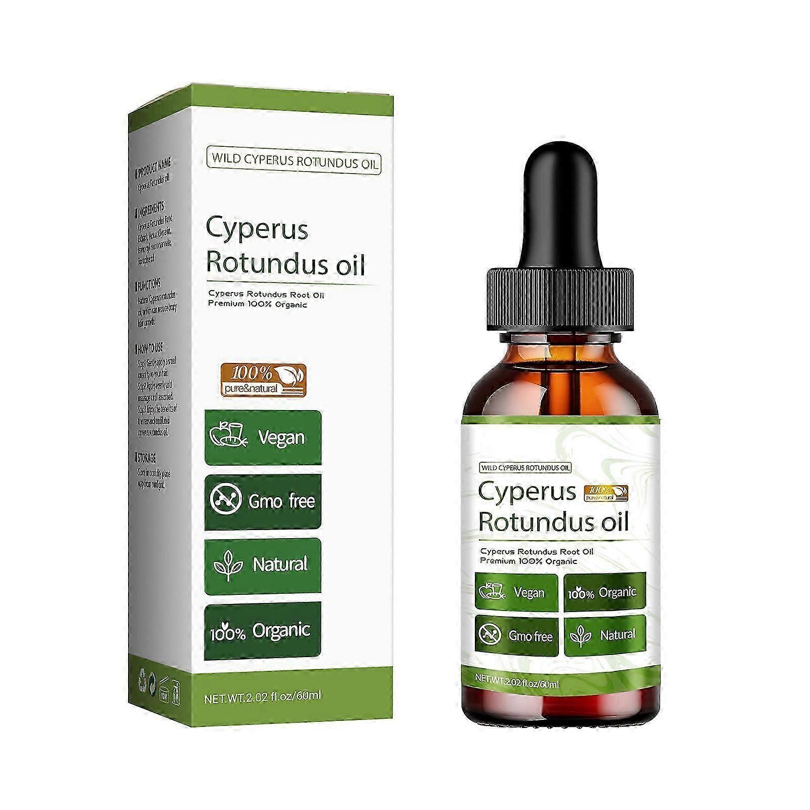 Cyperus Rotundus Oil for Hair Removal, 100% Φυσικό Κυπριακό Έλαιο 60ml, μειώνει την τριχοφυΐα του σώματος, καταπραΰνει το δέρμα, ιδανικό για άνδρες και γυναίκες