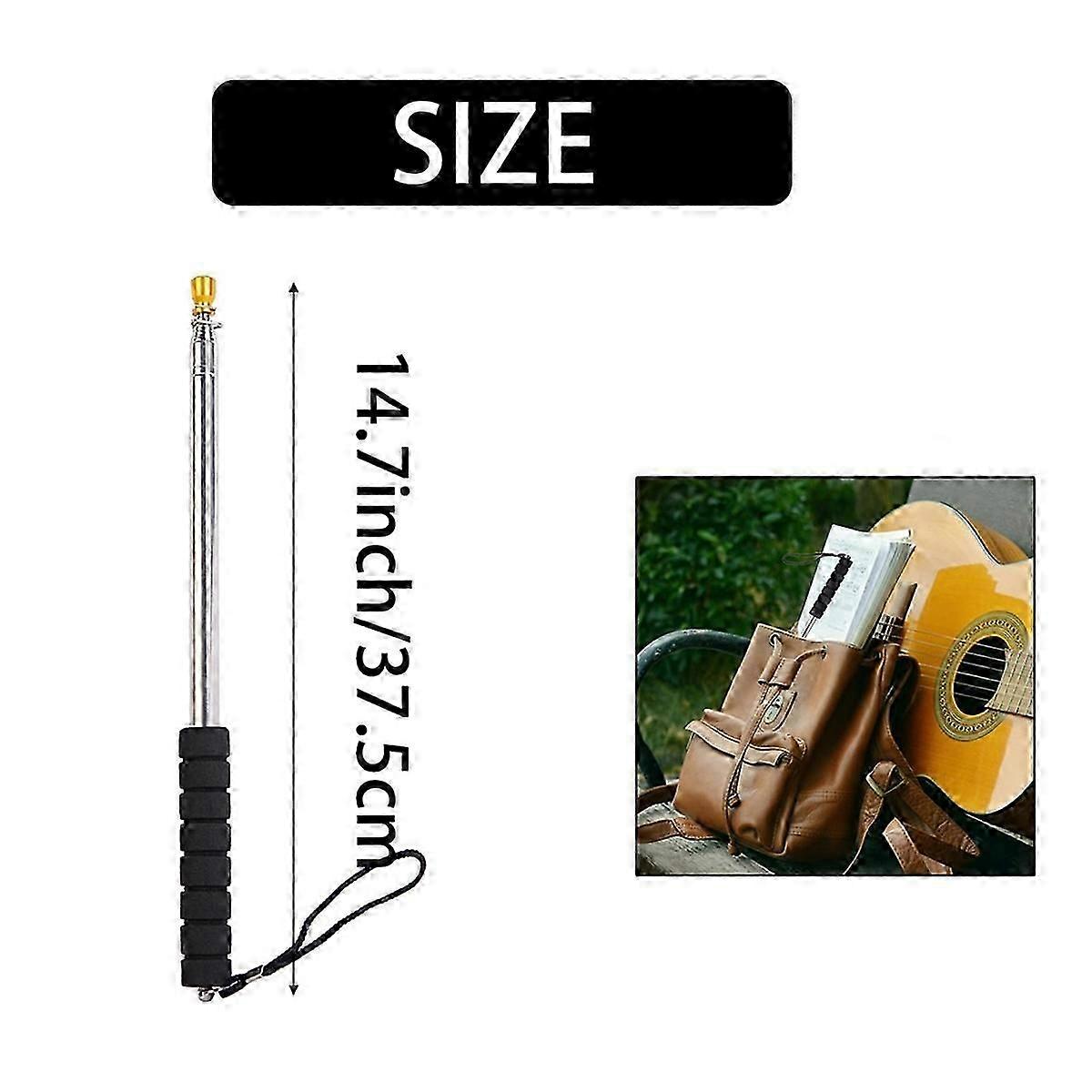 9.8Ft Telescopic Flag Pole,Portable Extendable Retractable Flagpole