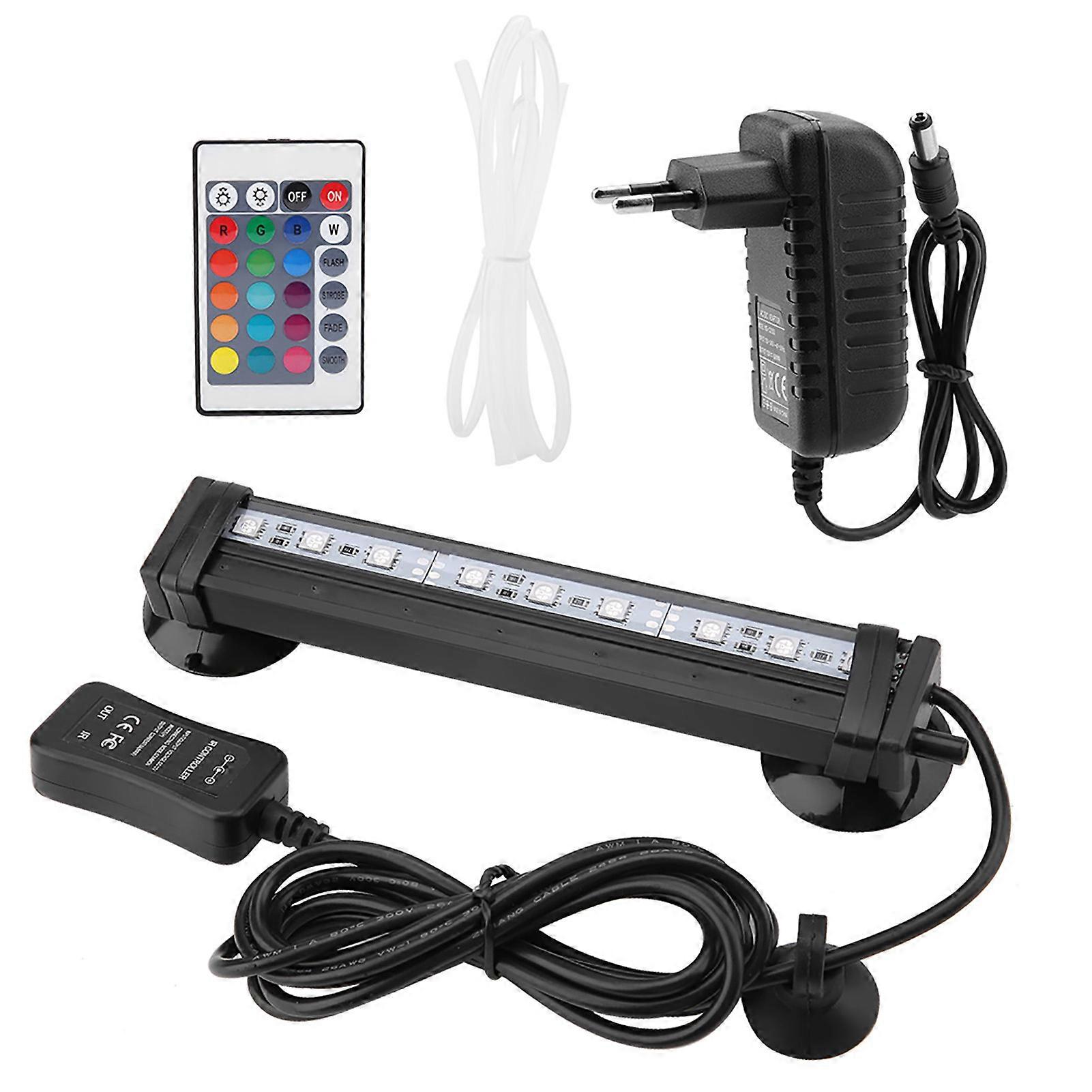 16cm Aquarium Underwater Bubble LED Light Kit with Remote Control