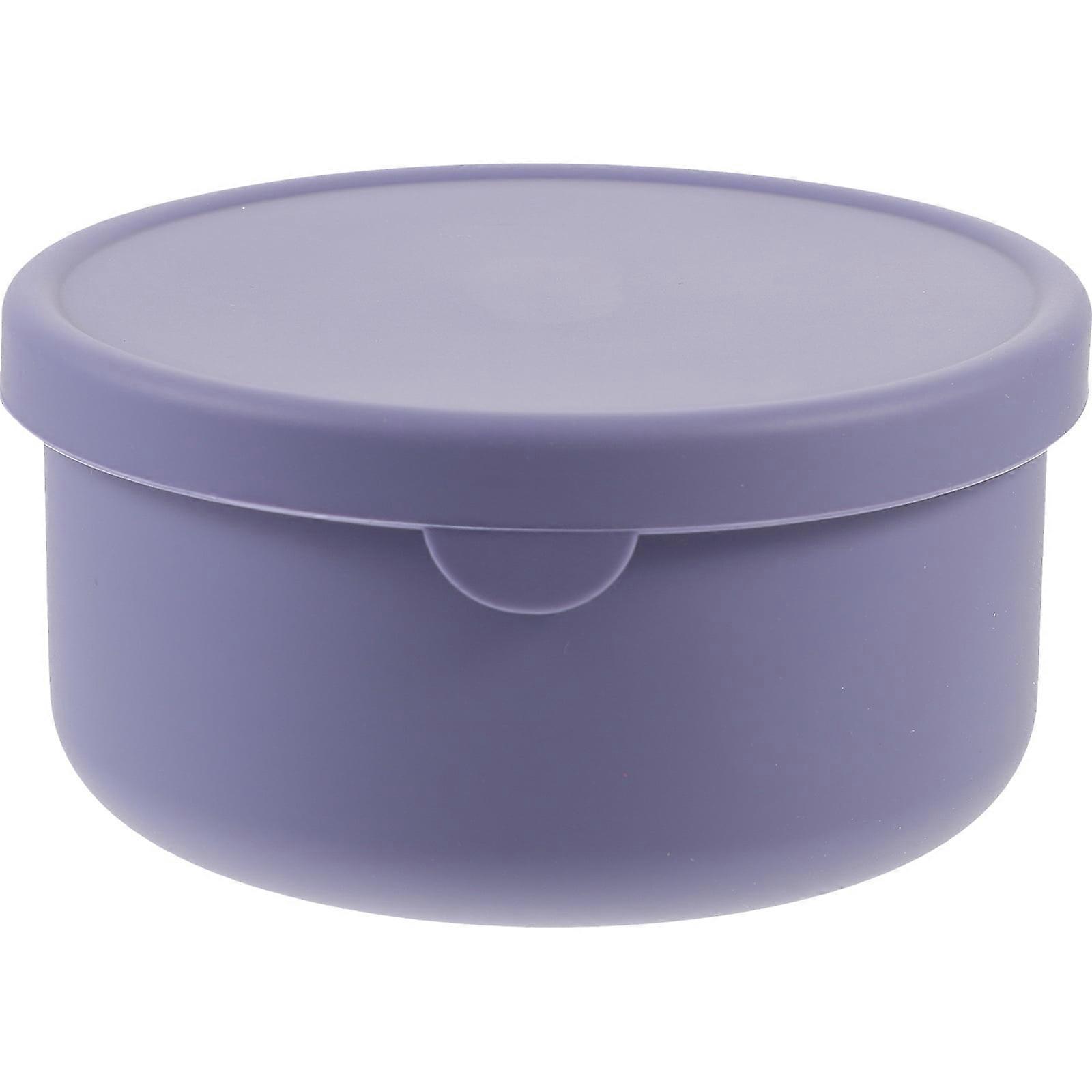 Weiweiguan Silicone Pizza Dough Proofing Box with Lid - 700ml Blue