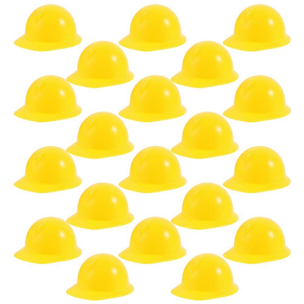 Dolls Construction Hard Hats Mini for Home Use 20Pcs