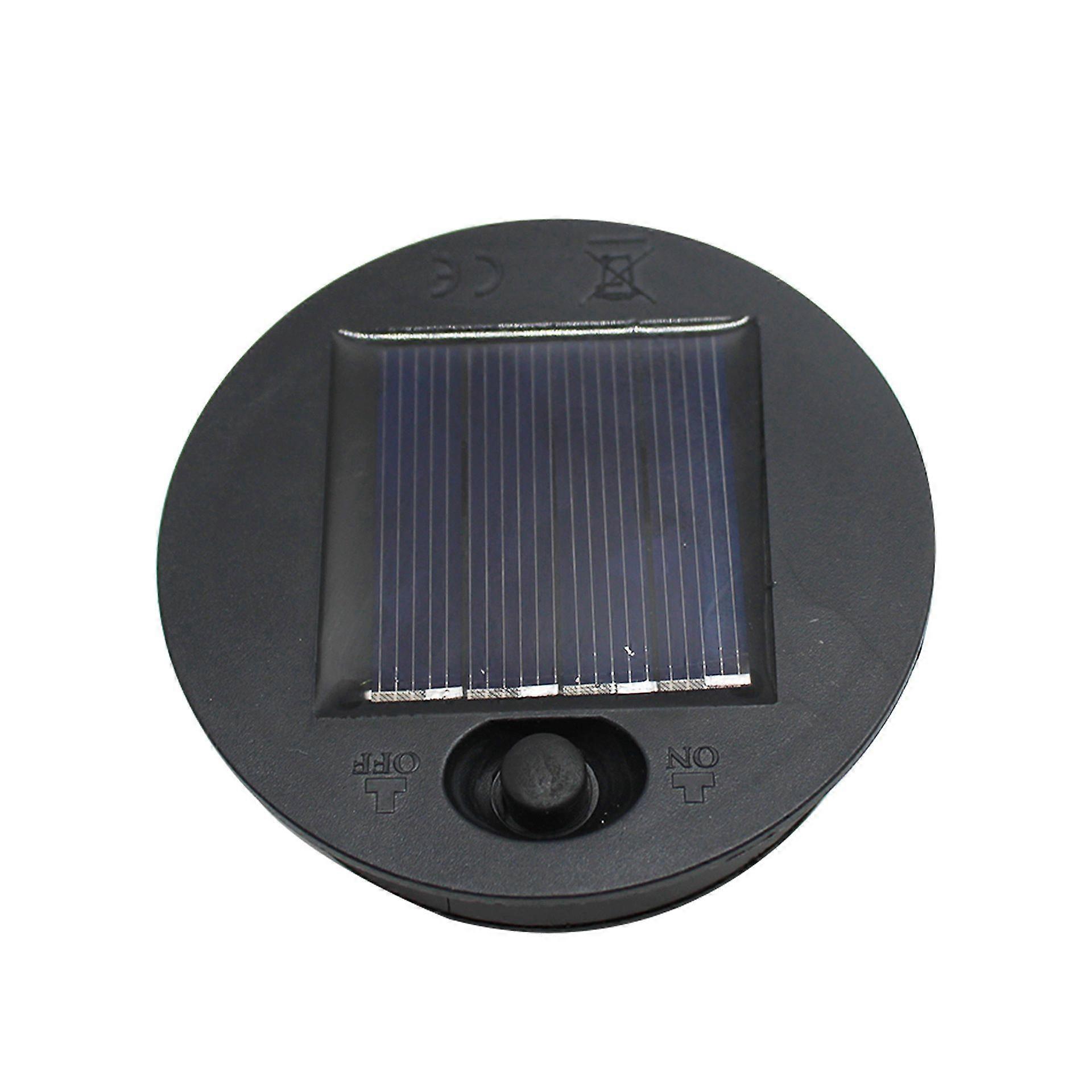 Solar Replacement LED Lantern Top Lights Solar Panel Lamp Replacement Battery Box for Outer Diameter Lamp Solar Replacement Battery