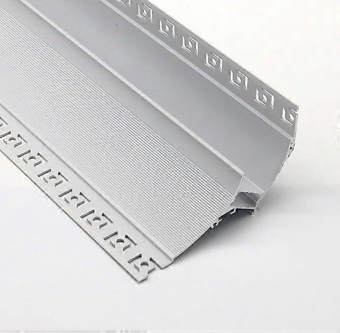 LED Light Baseboard Molding Decor, Ceiling Corner LED Strip Aluminum Channel, Indirect Lighting Channel Diffuser, 10m