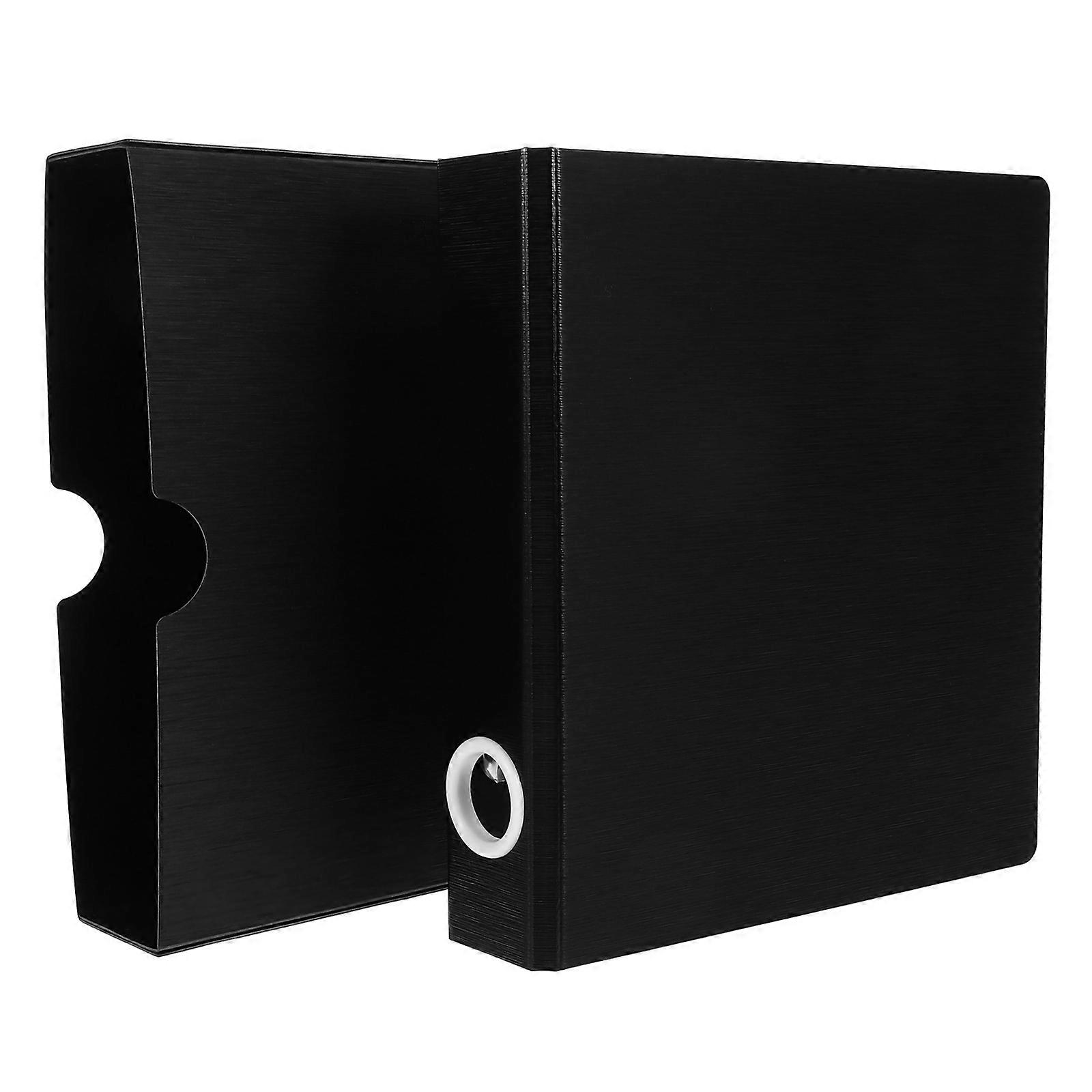 3Pcs Reusable Binder Cover 2-Ring Binder Cards Page Binding 8.3X7.4X5.2in Anti-slip