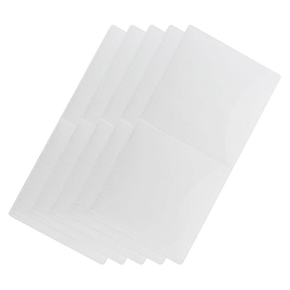 Clear Electrostatic Windshield Stickers 5Pcs Crafted PVC For Car Windshields Prevent Scratching Elegant Design For Decorative Use