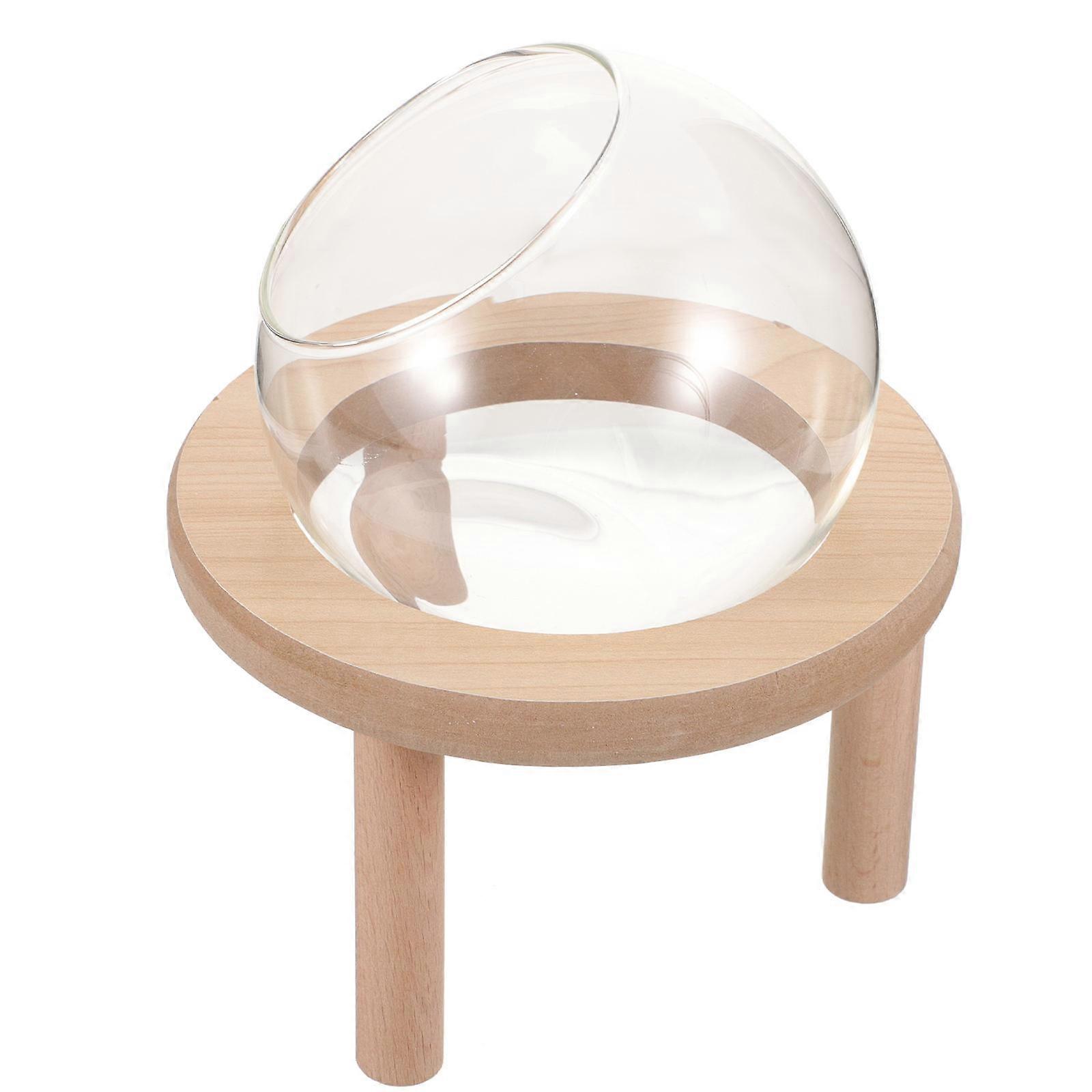 Delicate Hamster Bathtub Glass Sand Bath Box for 2Pcs Use