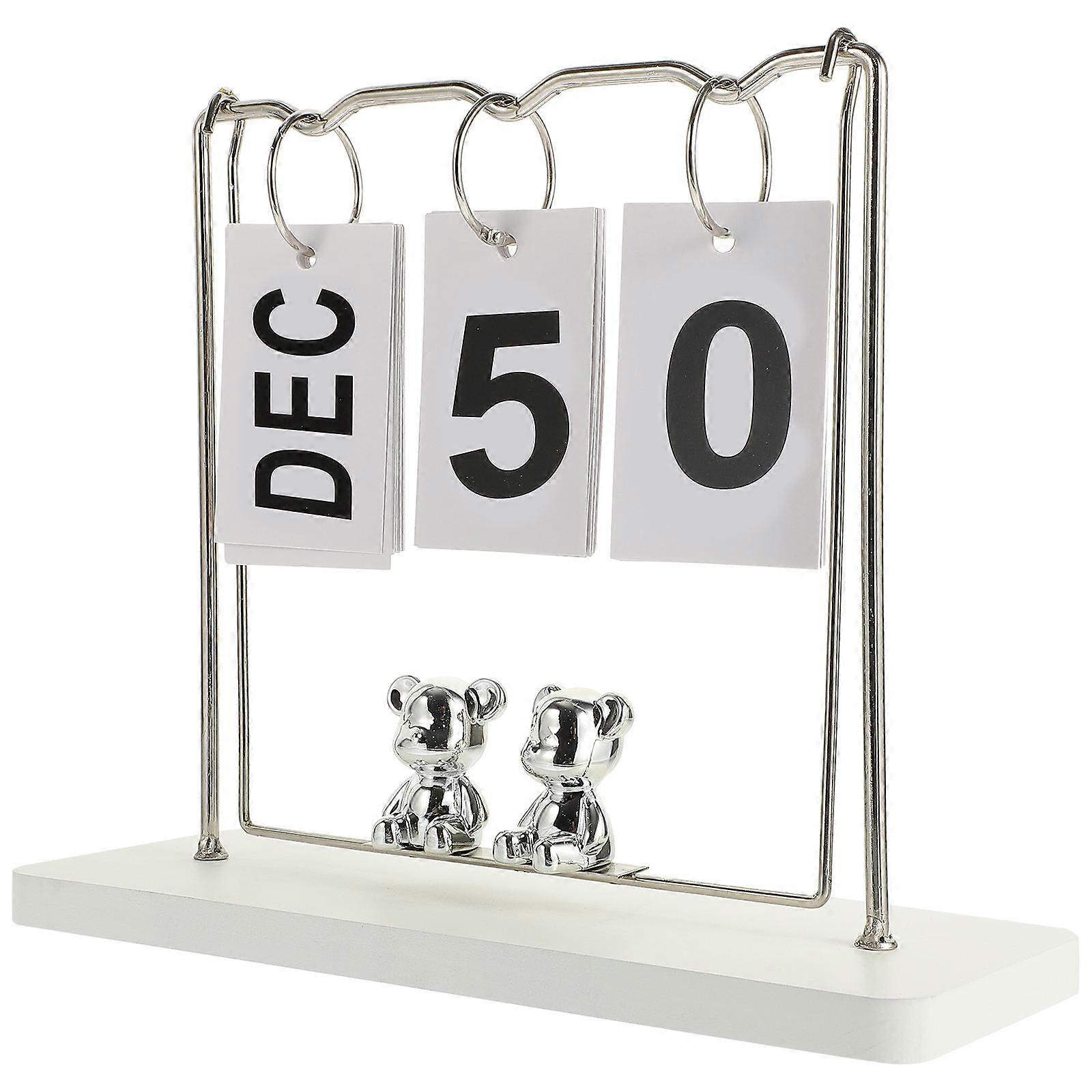 5Pcs Reusable Perpetual Calendar For Students With Appearance Designed For School Home And Office Environments