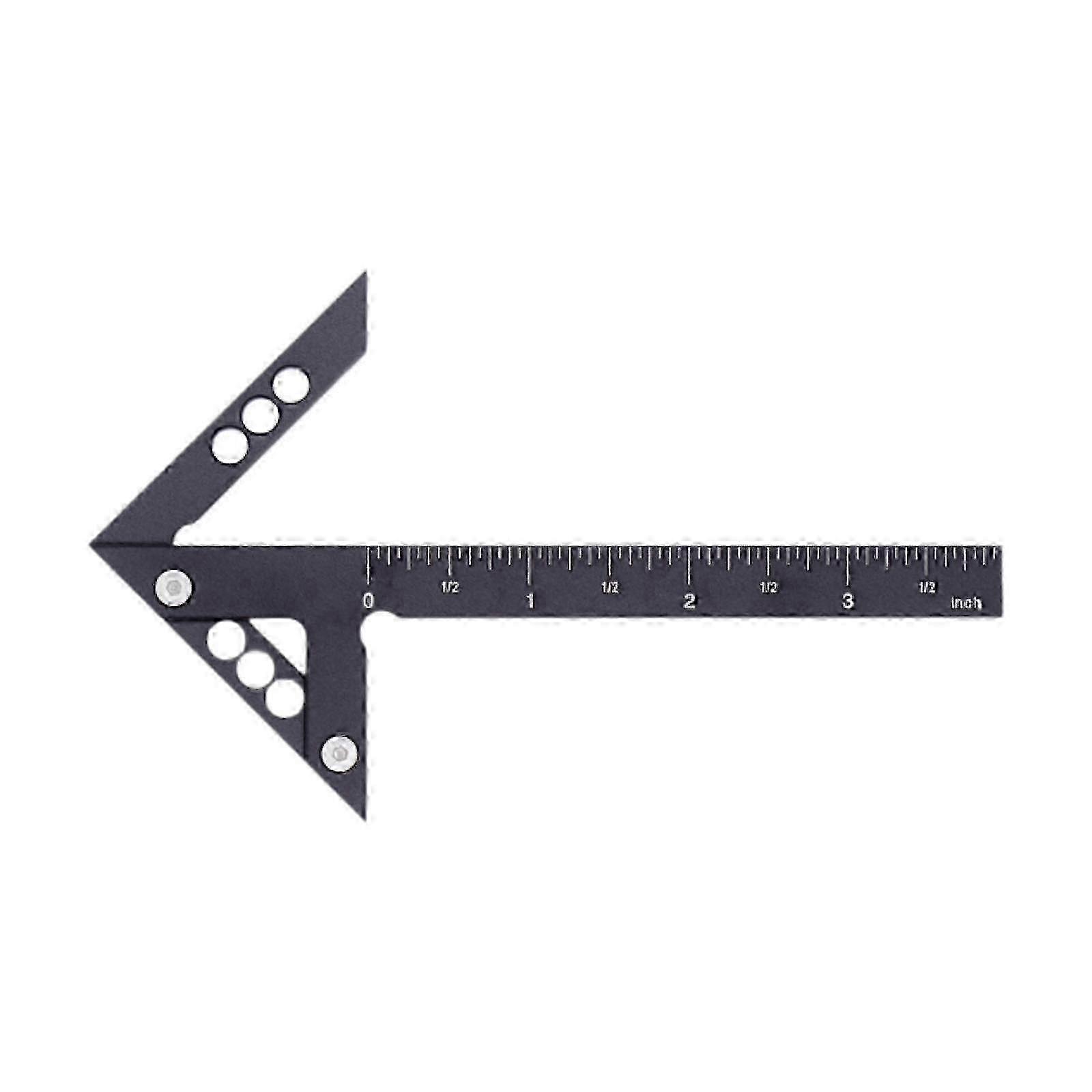 Aluminum Alloy Precision Center Finder and Line Gauge - Multipurpose Measuring Tool for Carpentry, Engineering, Technical Drawing 2025