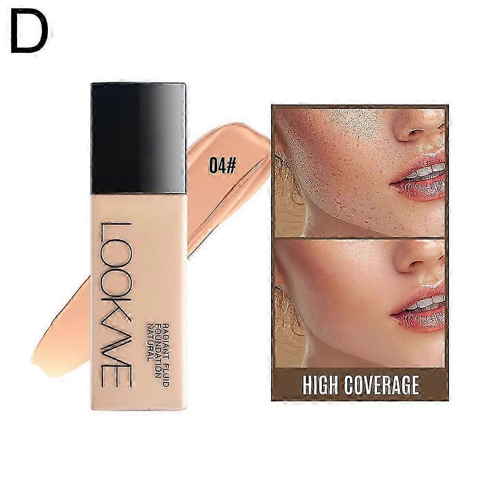 Matte Liquid Foundation Waterproof Moisturizing Brightening Full Coverage 25-26