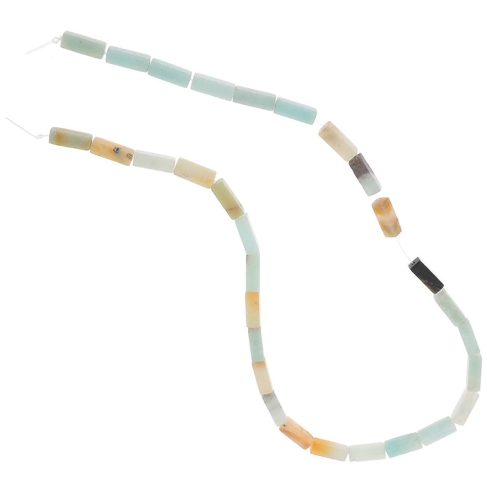 Cylinder Beads For Jewelry Making 1 String Multi-Use Loose Stone Spacer Beads For Craft Projects 30 Per String