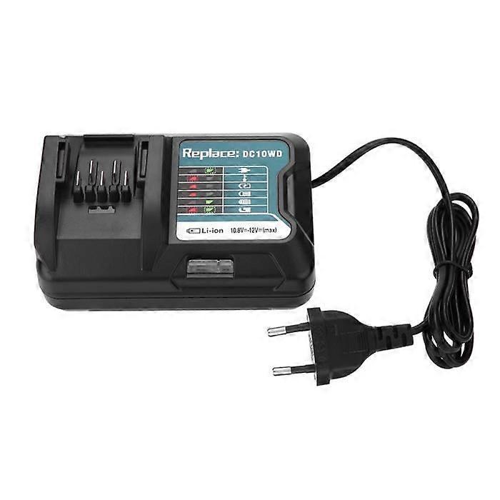 Eiffel Fast Lithium Battery Charger for 10.8V 12V Makita DC10WD - BL1015 EU Plug 100-240V