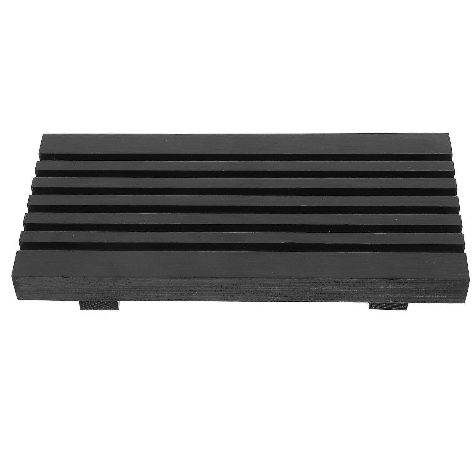 Wooden Vanity Tray Bathroom Riser Tray for Kitchen Use 4Pcs Set