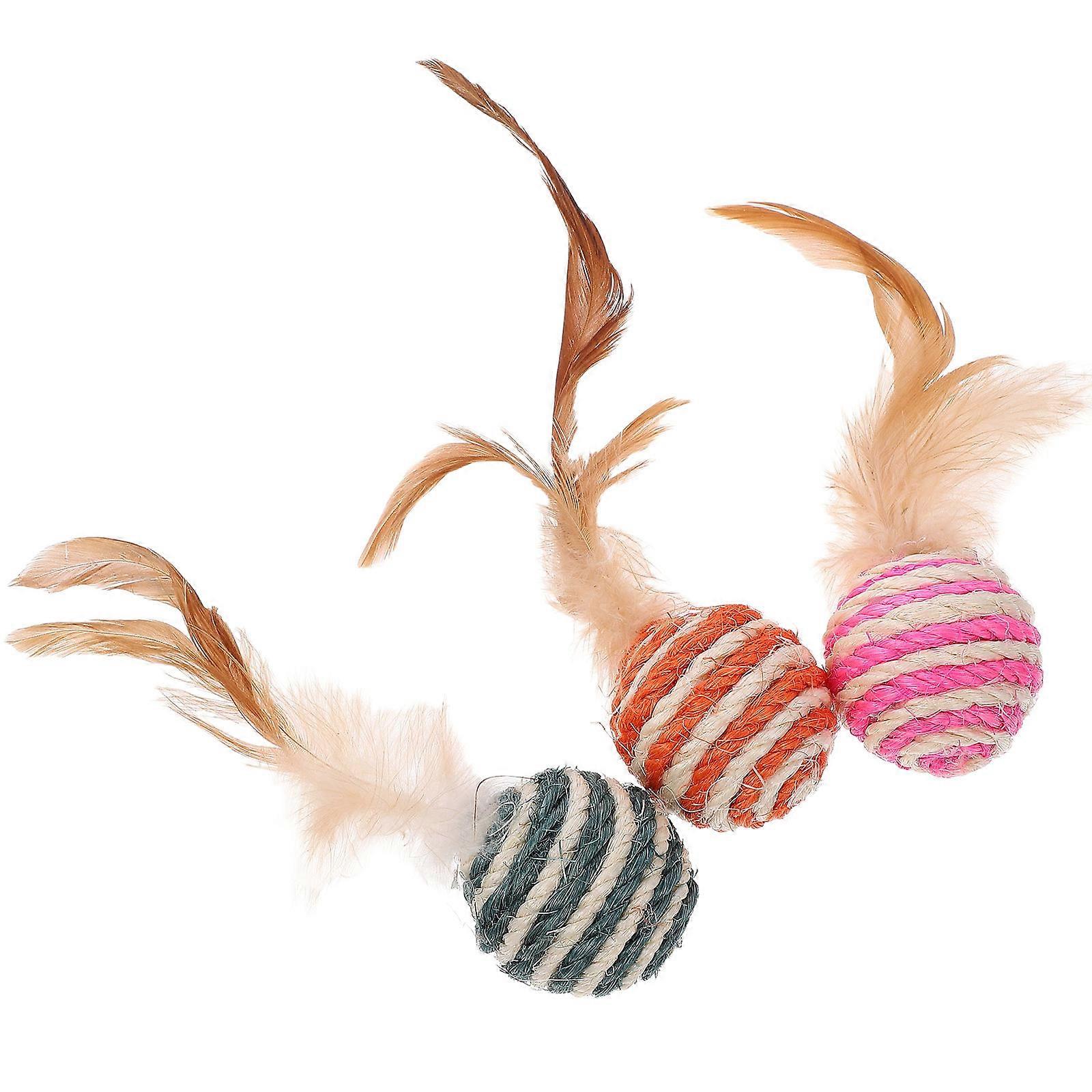 Pet Toys Hemp Rope Wrapping Toy for Cat Use 9Pcs Set