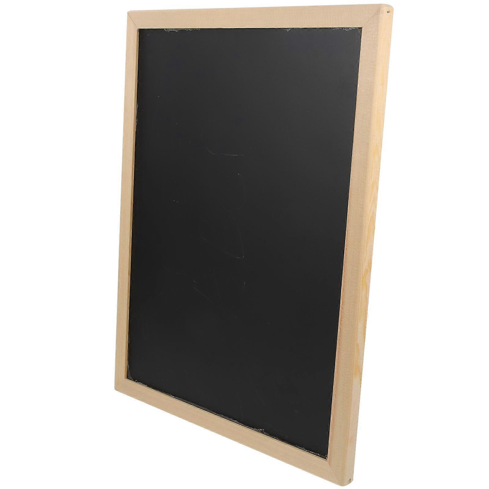 Rustic Chalkboard Message Board Set For Adults In Black 40.5X30X2CM Erasable Writing 3 Sets