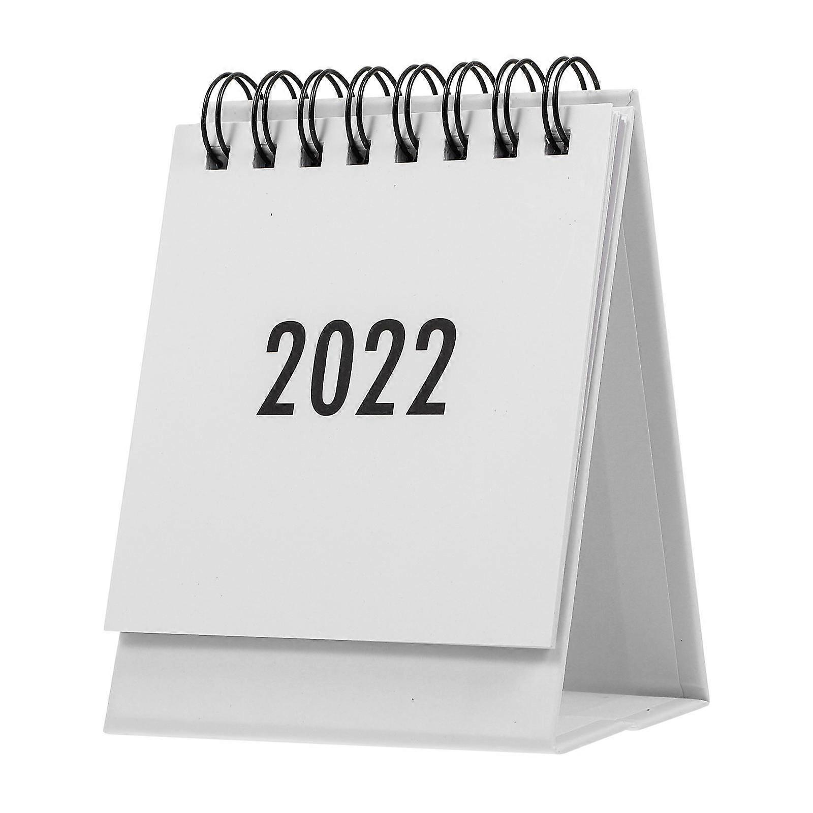 Schedule Planner Calendar Mini Calendar for Home Office 6Pcs White Paper