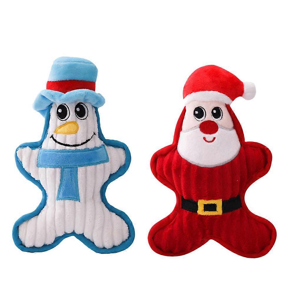 Pet Toy Plush Bite Chew Doll with Sound for Pet Playing 6Pcs Assorted Color