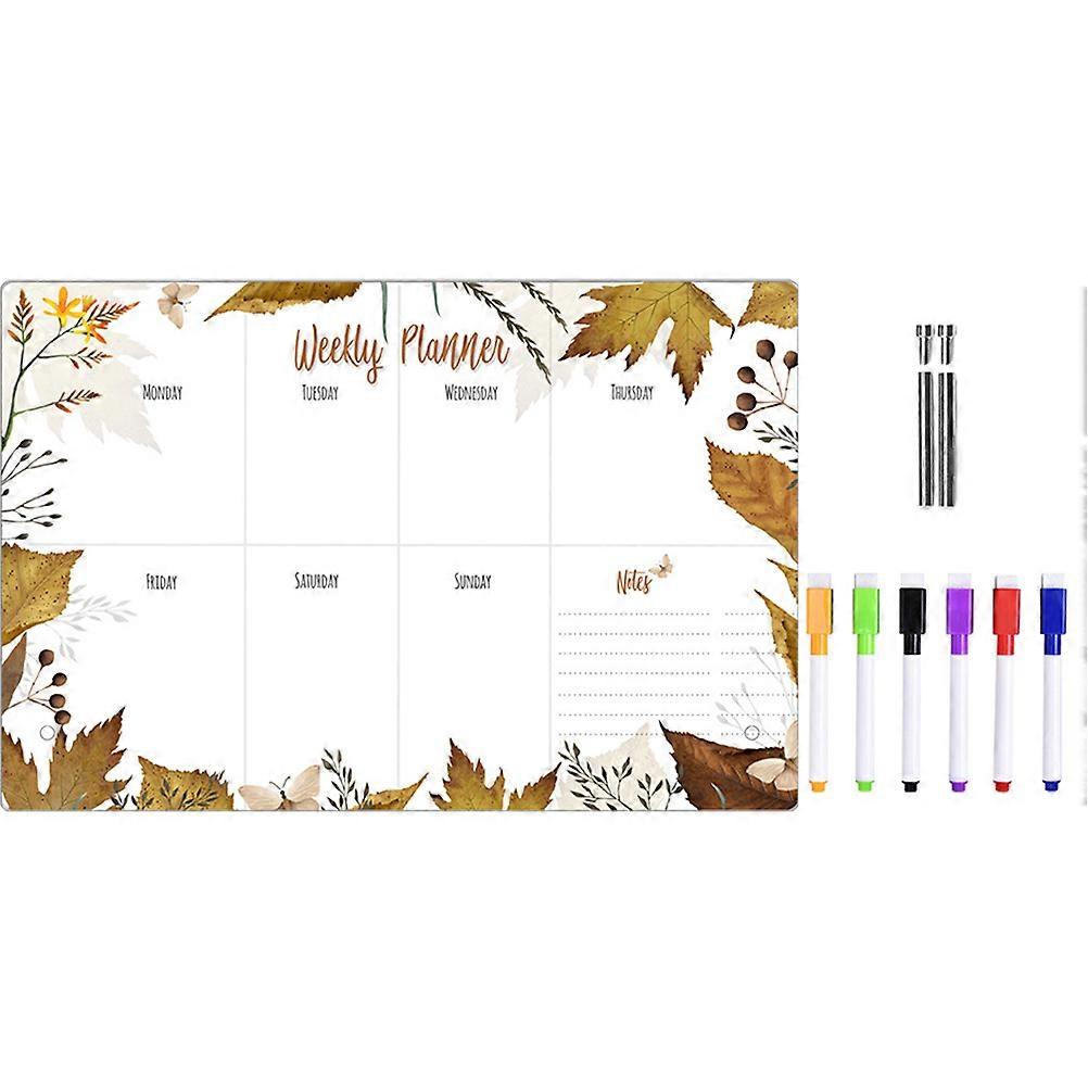 Desk Acrylic Dry Erase Board for Writing 3Sets Transparent