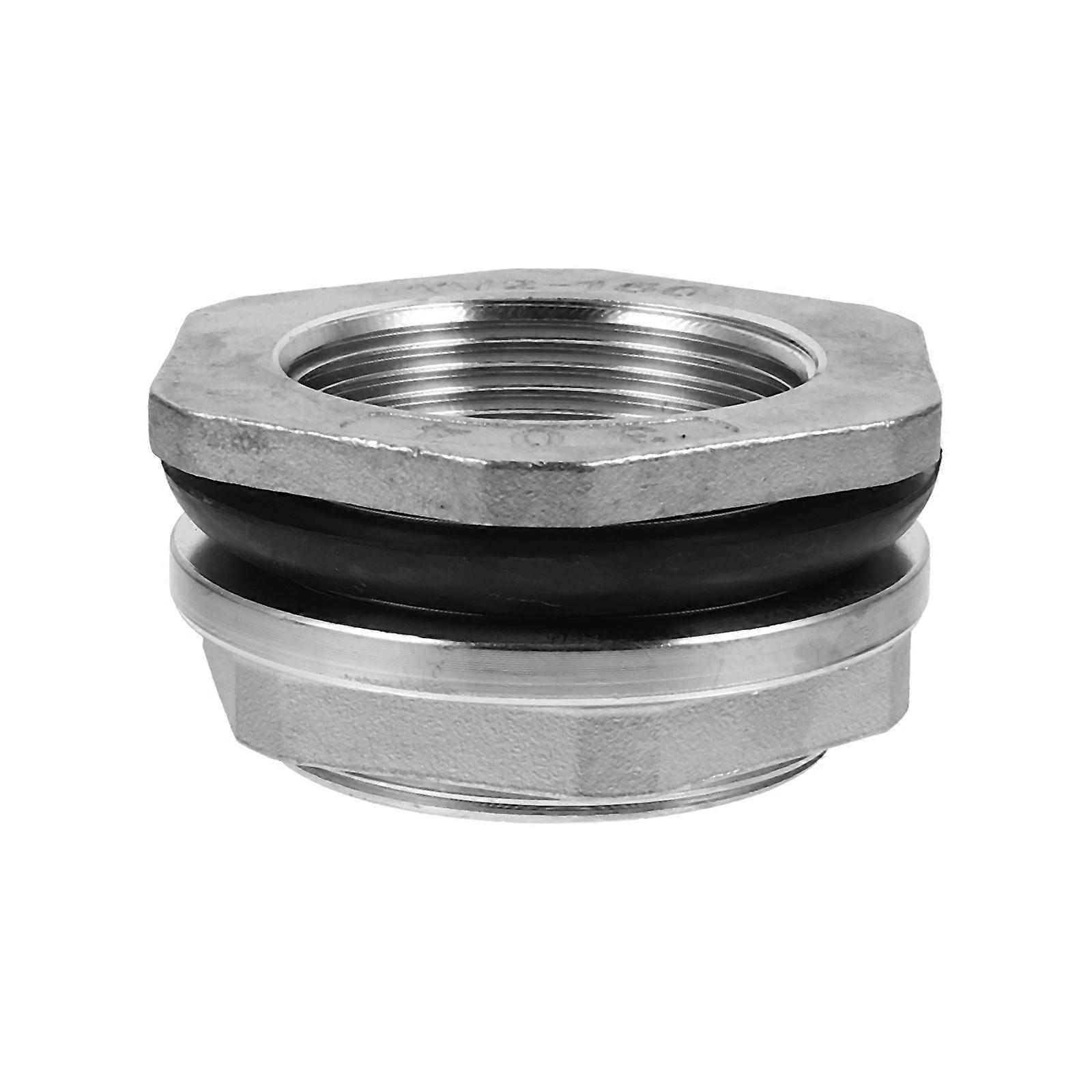 Tank Connector Stainless Steel Threaded Fitting for Tank 3Pcs