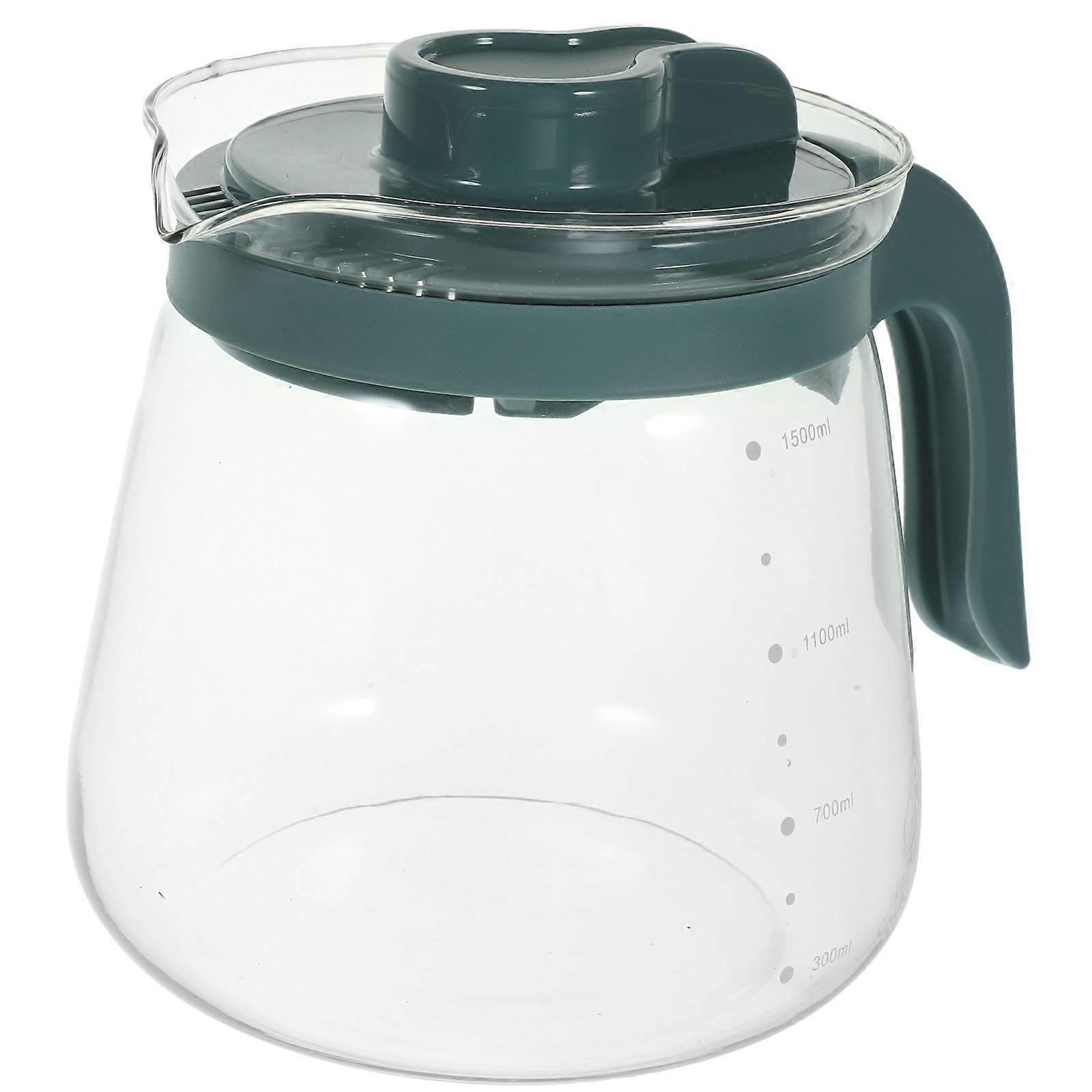 Glass Tea Pot Large Capacity Teapot for Home Use 2Pcs Set