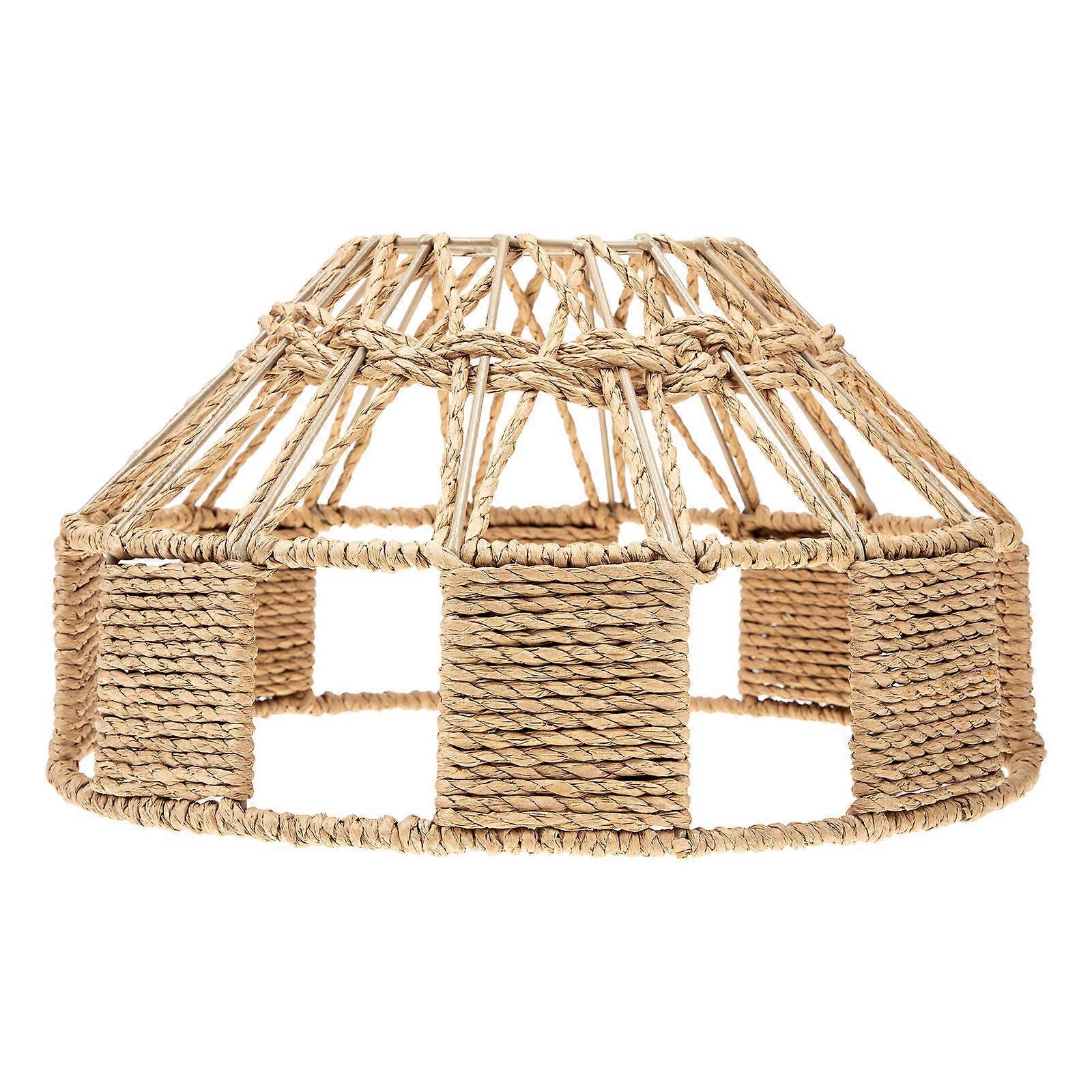 LED Paper Rope Lampshade Light Cover for Home Use Warm Decorative Lighting